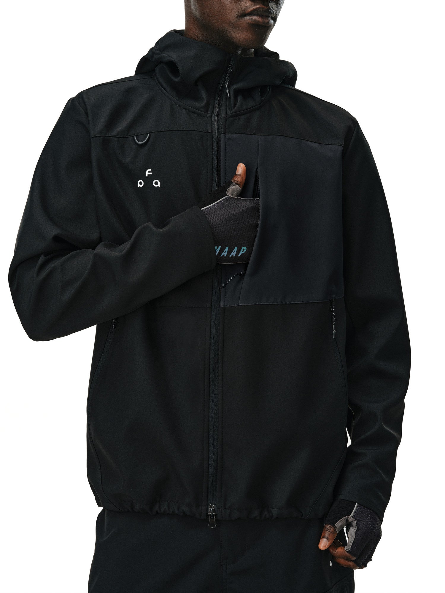 FPA Color-Block Water-Repellent Softshell Jacket – Premium Casual Outdoor Windbreaker with Hood