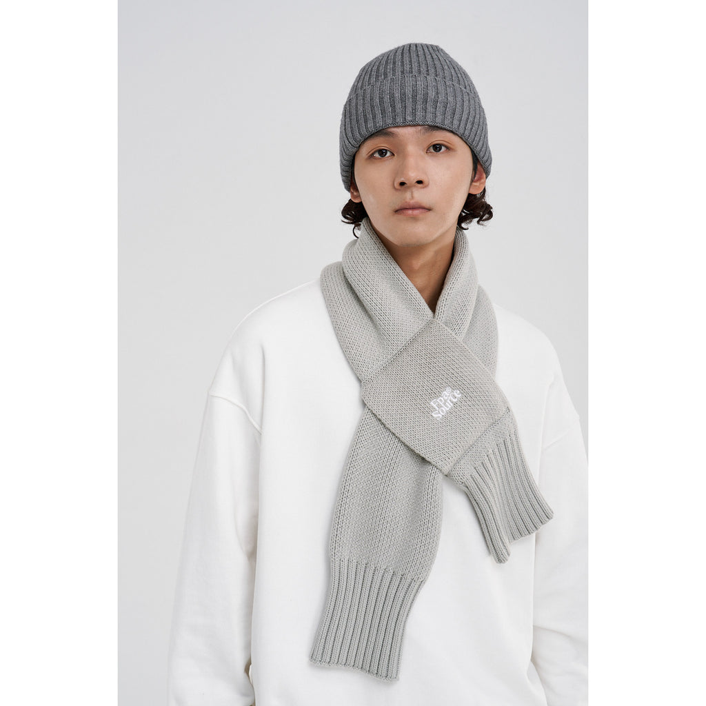 FPA Brand Knitted Embroidered Scarf