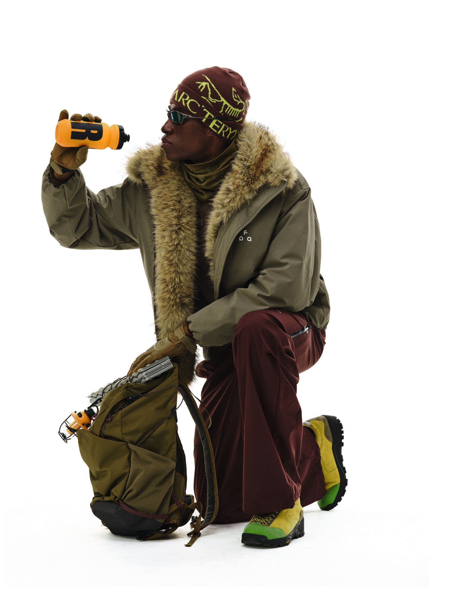 FPA Eco-Friendly Mink Logo Down Jacket 2026 New Winter Warm Couple White Premium Down Coat