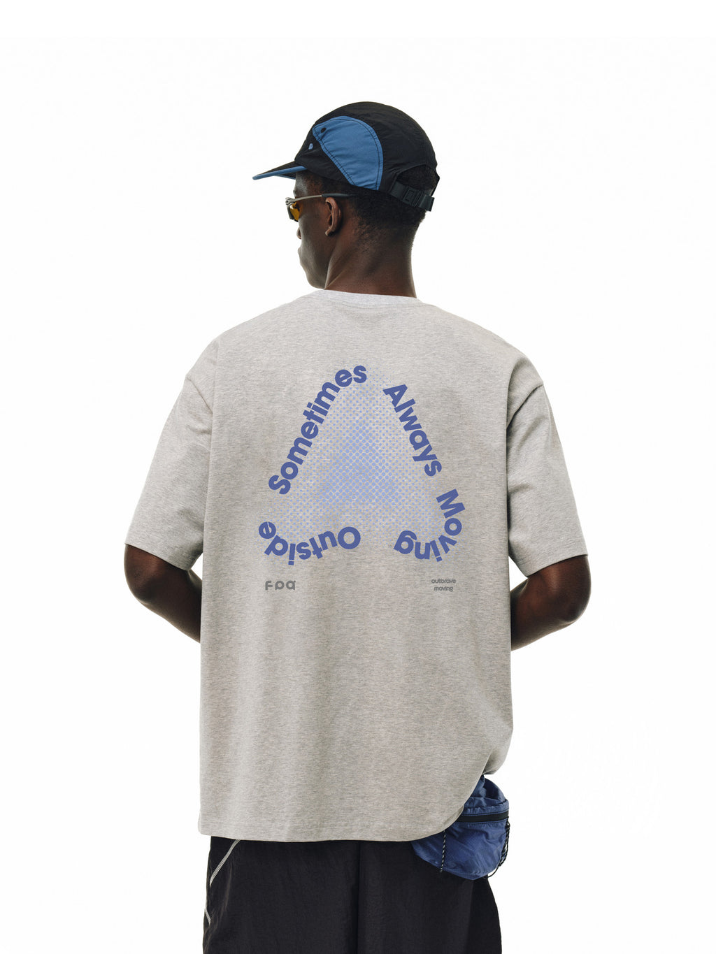 FPA Sports Cooling Ice-Feel Short-Sleeve T-Shirt - Streetwear Outdoor Summer Loose Round Neck Printed Couple Top