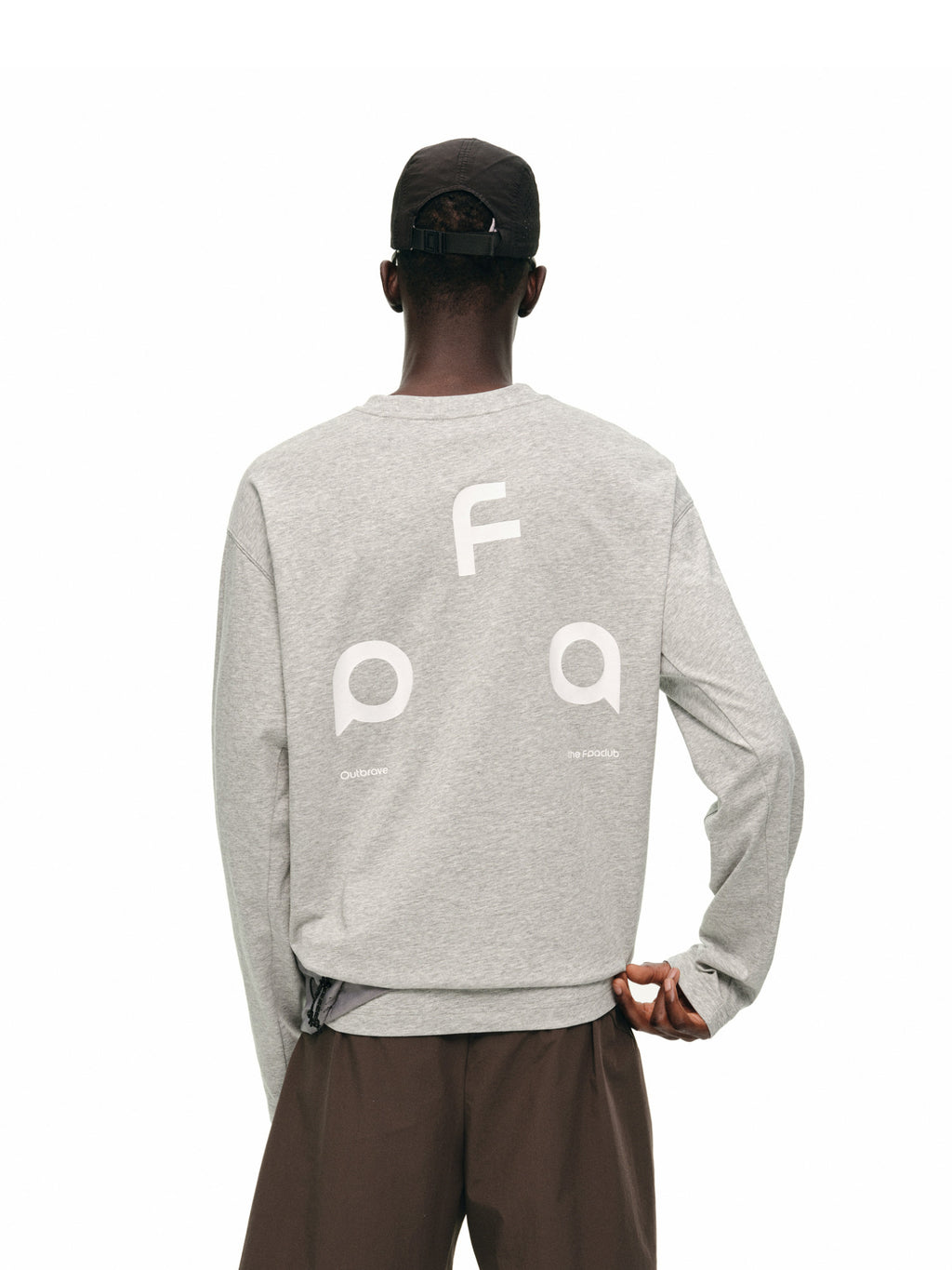 FPA Triangle Logo Printed Crew Neck Long Sleeve T-Shirt for Men and Women, Sports Style, Basic Couple Tee