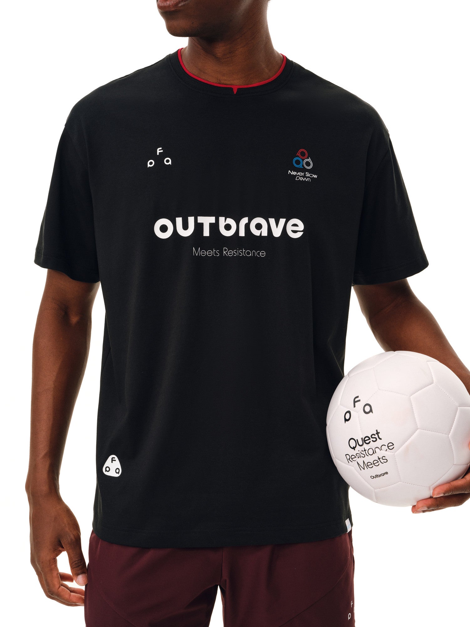 FPA COOLMAX Football Pattern Quick-Dry Short Sleeve T-Shirt - Summer Cool Touch Athletic Tee