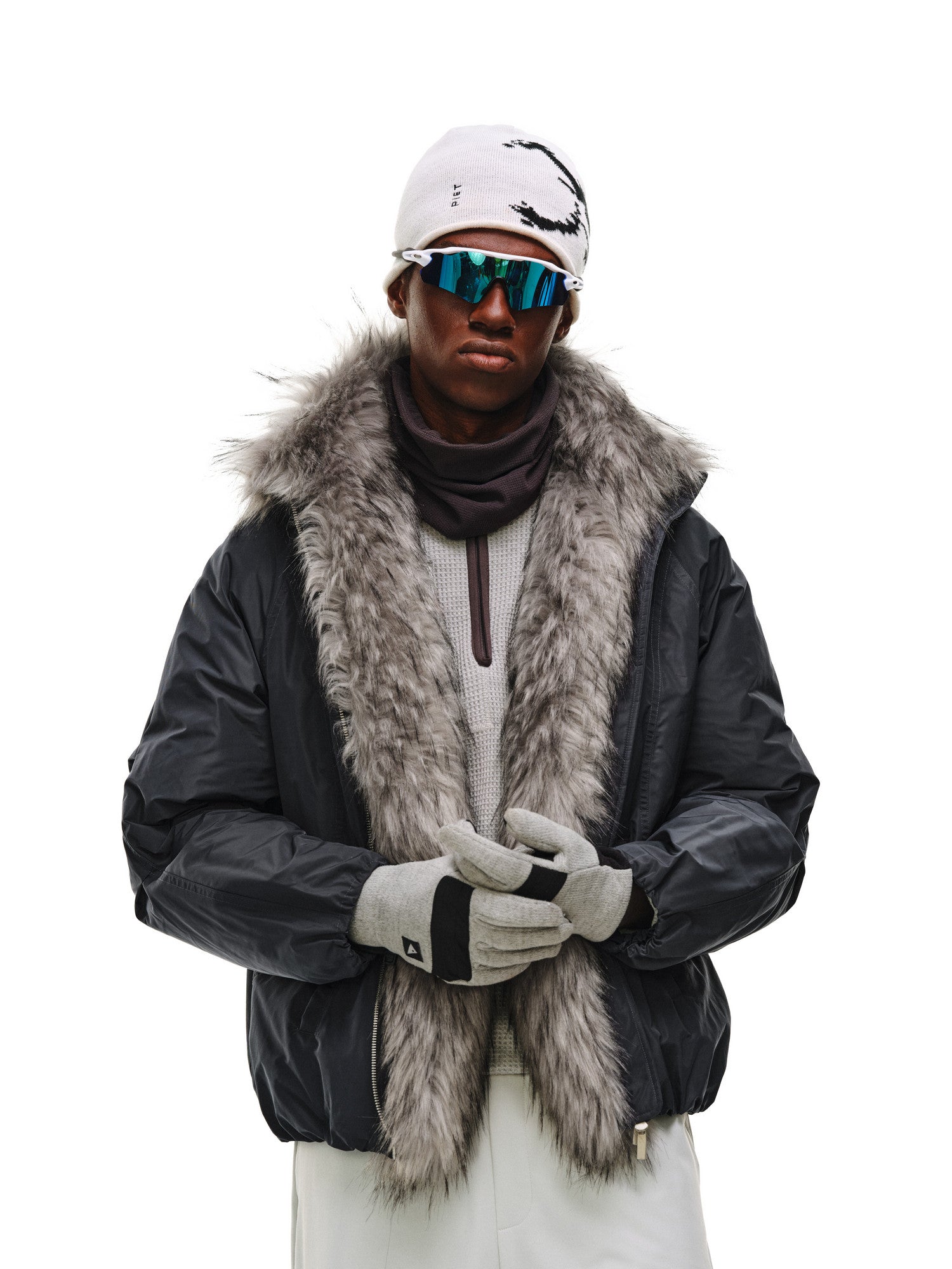 FPA Structured Fur Collar Down Jacket 2026 New Winter Design Premium Warm Couple Down Coat