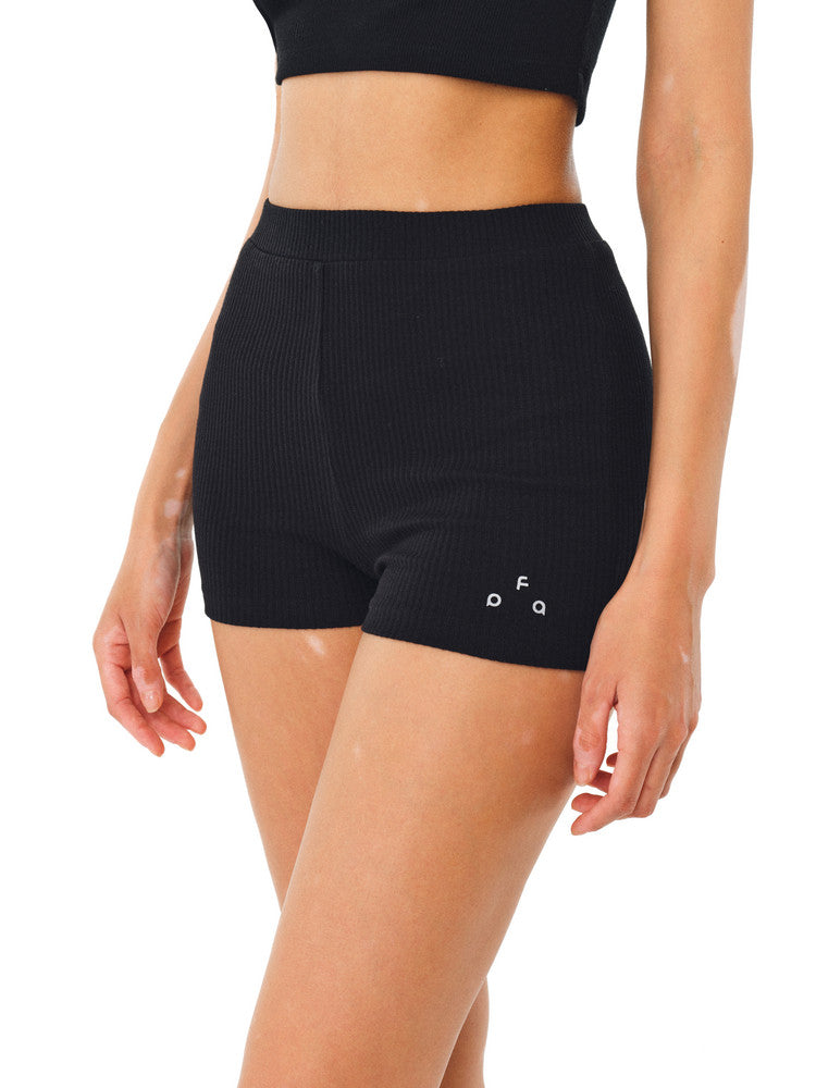 FPA Women's Athletic Running Shorts – Summer Black Slim Fit High-Waist Casual Shorts