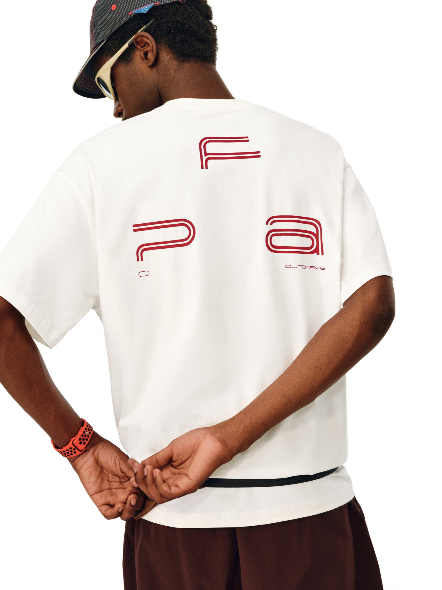 FPA COOLMAX Short Sleeve T-Shirt for Sports, Quick-Dry Cooling Basic Logo Couple Round Neck Summer Tee