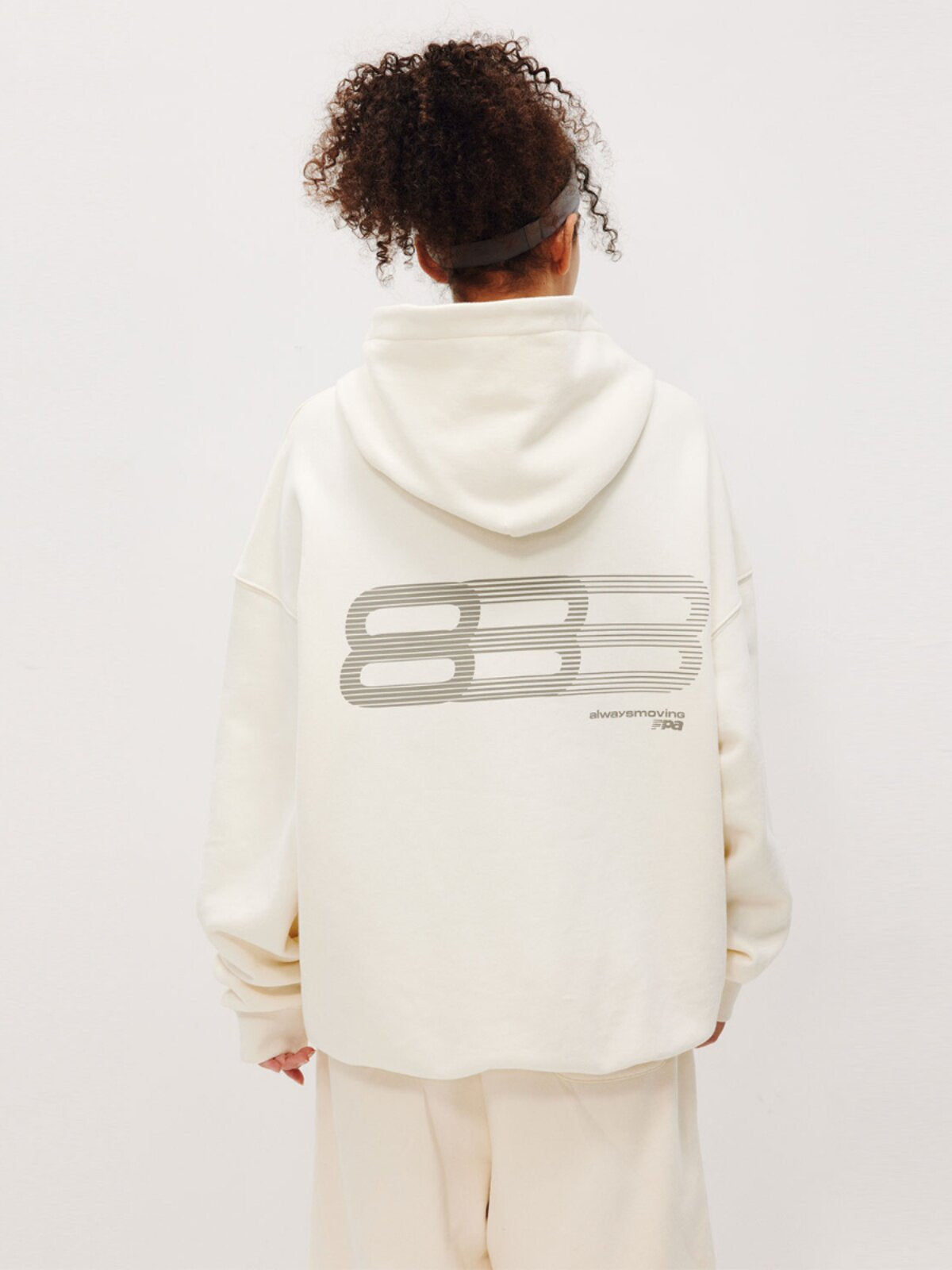 FPA Gradient Track Graphic Hoodie - Spring Casual Loose Fit Heavyweight Couple Style Streetwear Hooded Sweatshirt