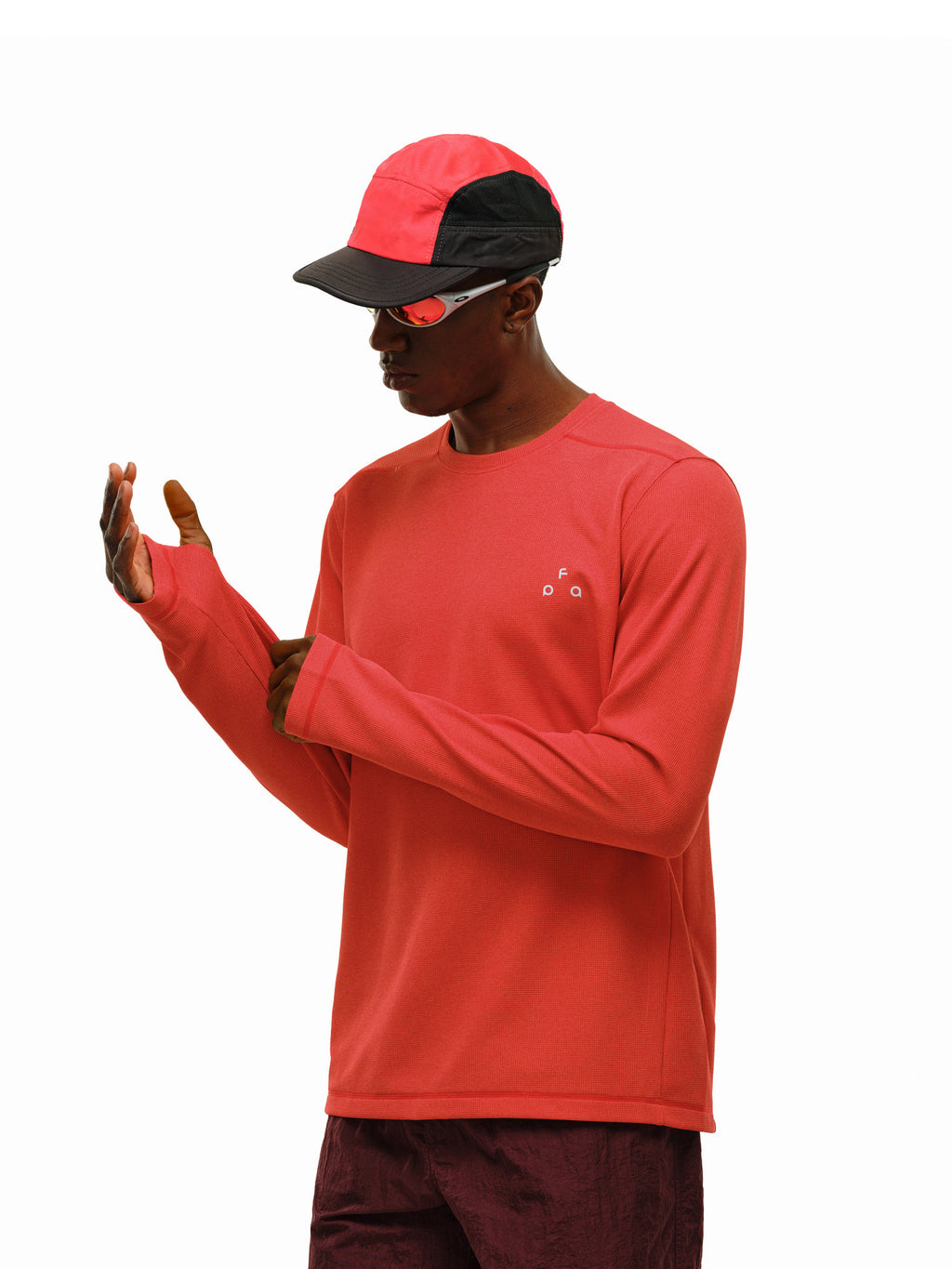 FPA Moisture-Wicking UPF50+ Long Sleeve Outdoor Base Layer Logo Casual T-Shirt for Men and Women