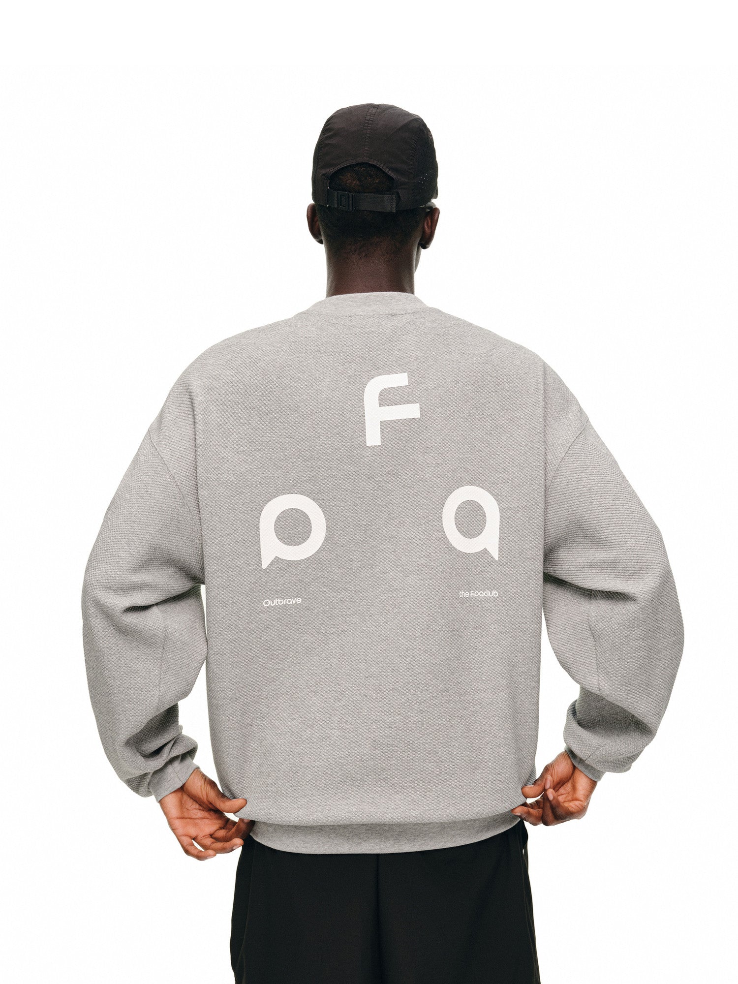 FPA Basic Printed Crew Neck Sweatshirt – Autumn Lyocell Premium Print Unisex Couple Pullover Top