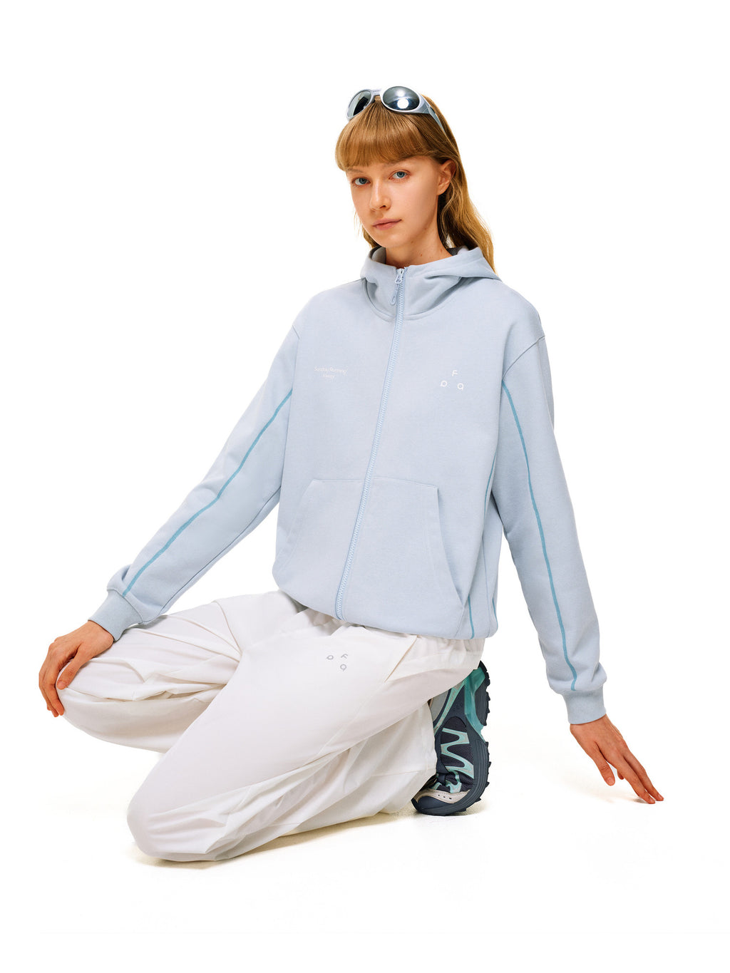 FPA Color-Block Printed Hooded Zip-Up Sweatshirt 2026 New Spring/Fall Unisex Casual Hoodie