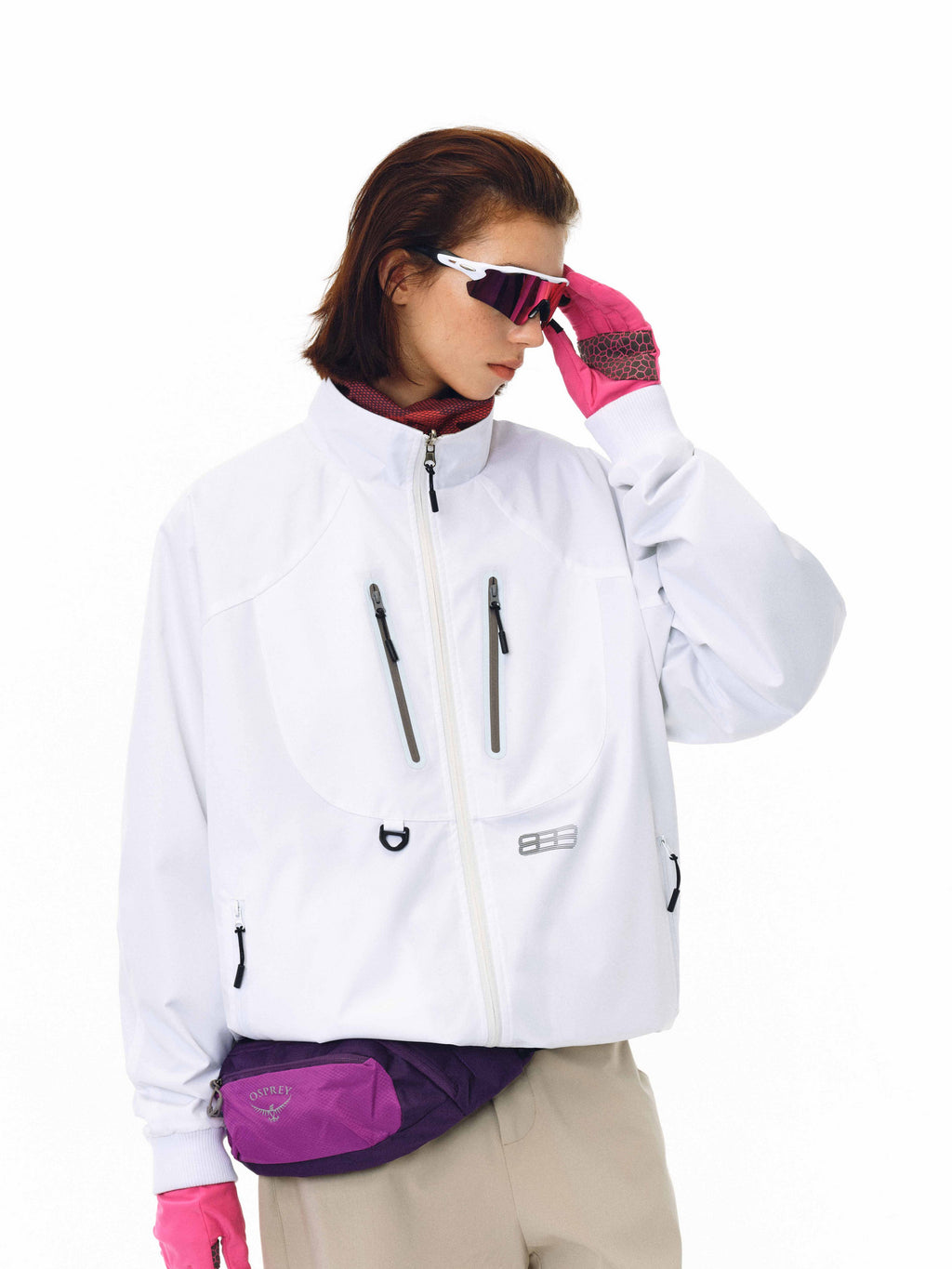 FPA Teflon Water-Repellent Windproof Reversible Shell Jacket - American Style Loose Fit Spring Outerwear for Men and Women