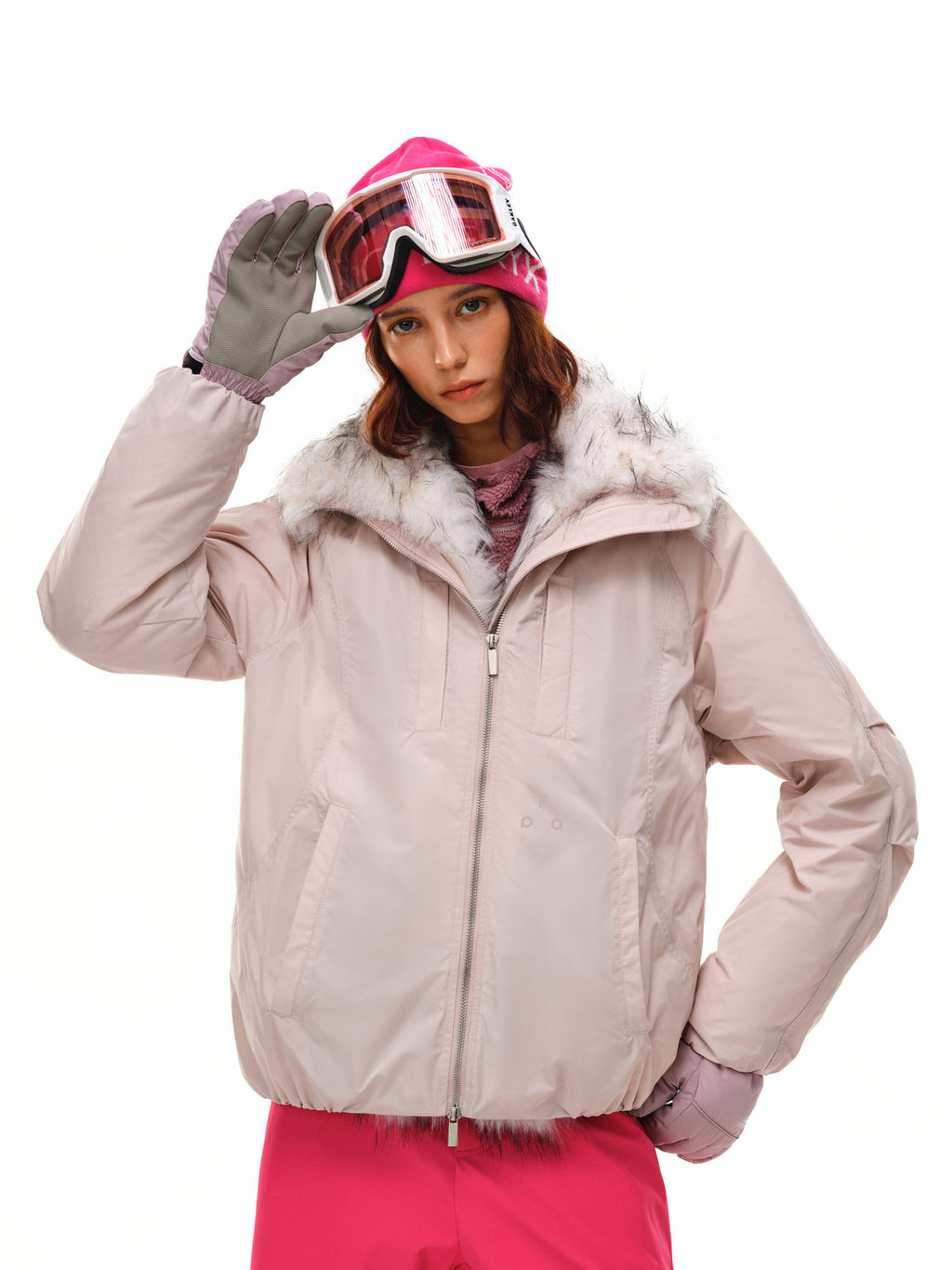 FPA Structured Fur Collar Down Jacket – Chinese Streetwear Trend, High-End Casual Unisex Winter Warm Down Coat for Men