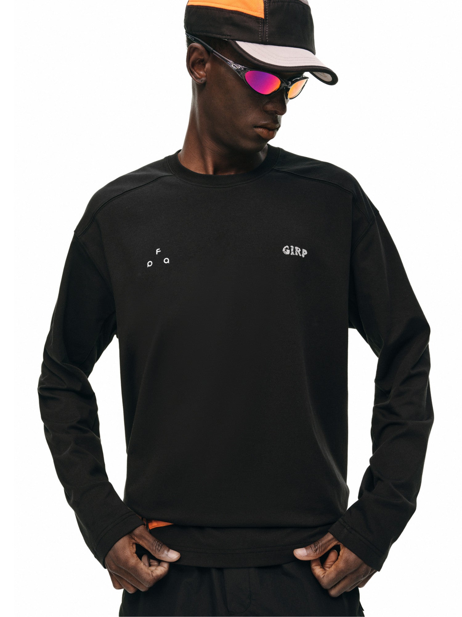FPA Mountain Wave Dot COOLMAX Long Sleeve Sports T-Shirt for Outdoor Fitness Running, Quick-Dry Breathable Print, Autumn Men's Tee