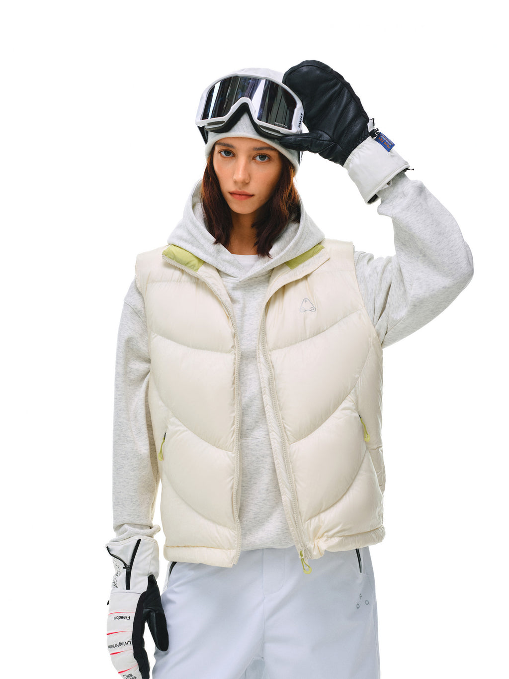 FPA Color-Block Down Vest 2026 New Winter Thickened Stand Collar Warm Couple Style Sleeveless Vest
