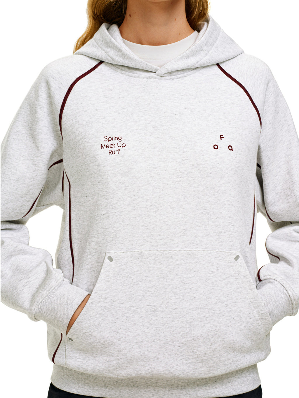FPA Triangle Logo Reflective Print Hooded Sweatshirt – Fall Basic Casual Couple Style Hoodie for Men