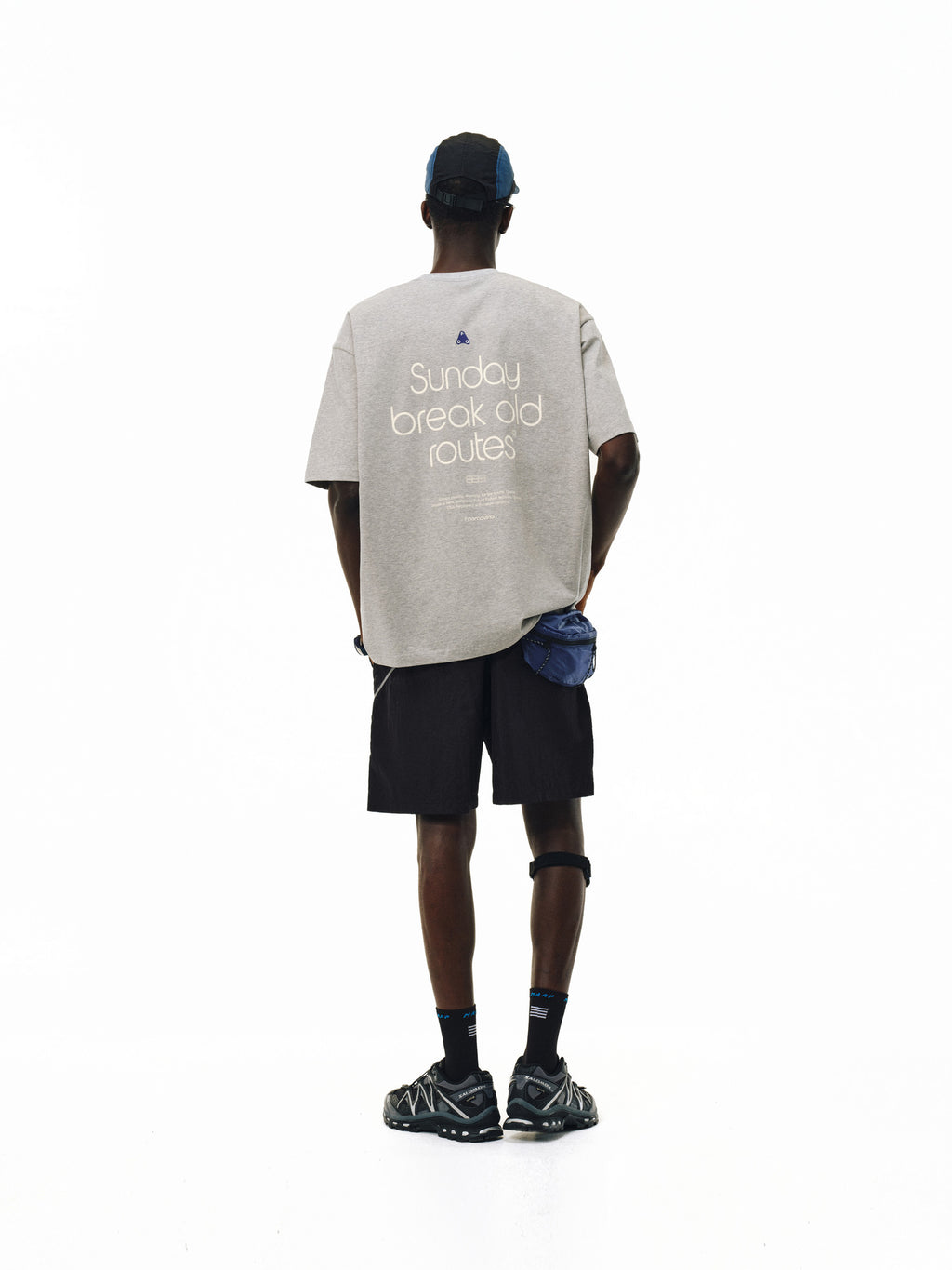 FPA Cool-Touch Ice-Skin Athletic Short Sleeve T-Shirt, Chinese Streetwear Trendy Crew Neck Unisex Loose Fit Summer Tee
