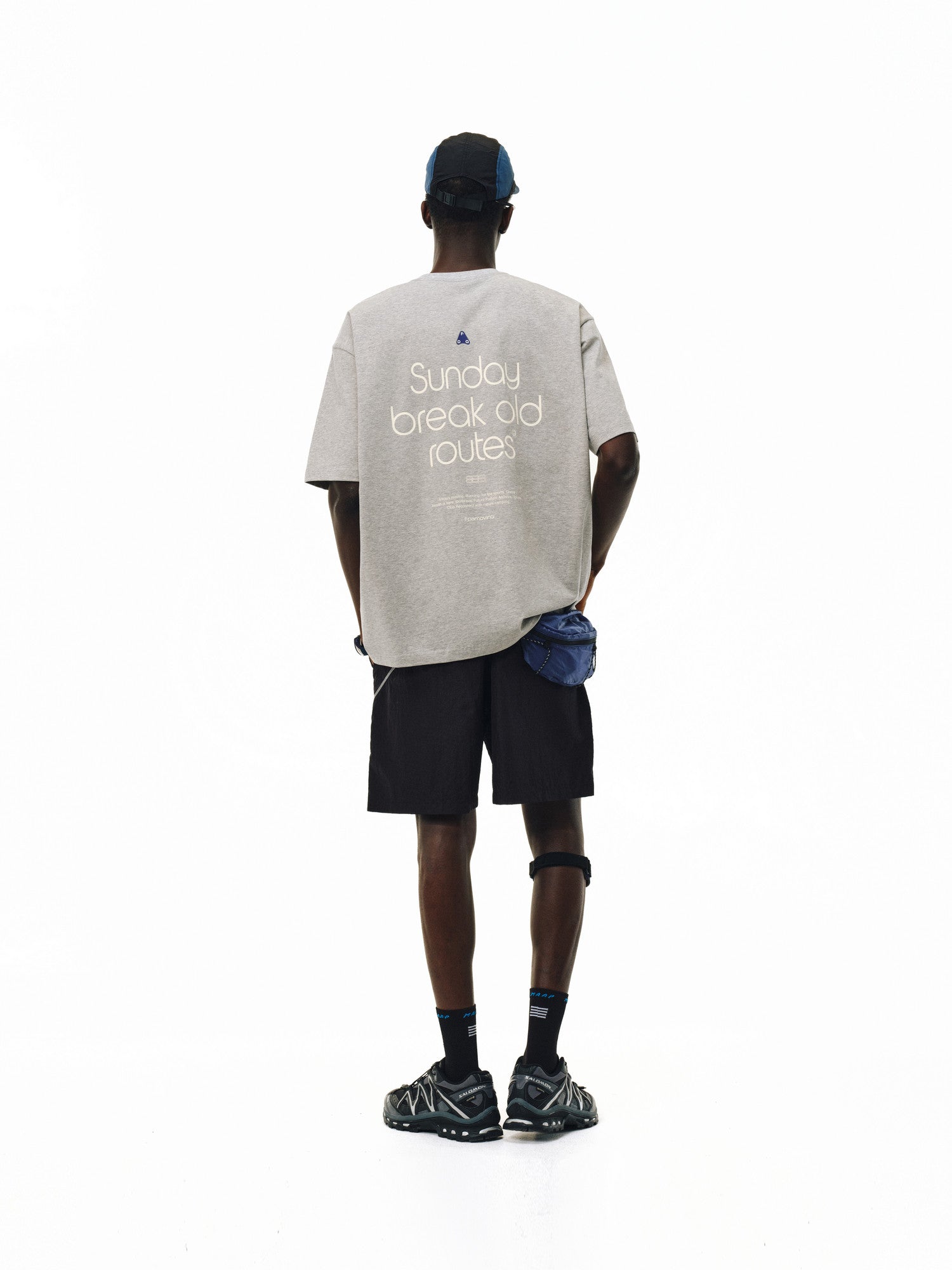 FPA Cool-Touch Ice-Skin Athletic Short Sleeve T-Shirt, Chinese Streetwear Trendy Crew Neck Unisex Loose Fit Summer Tee