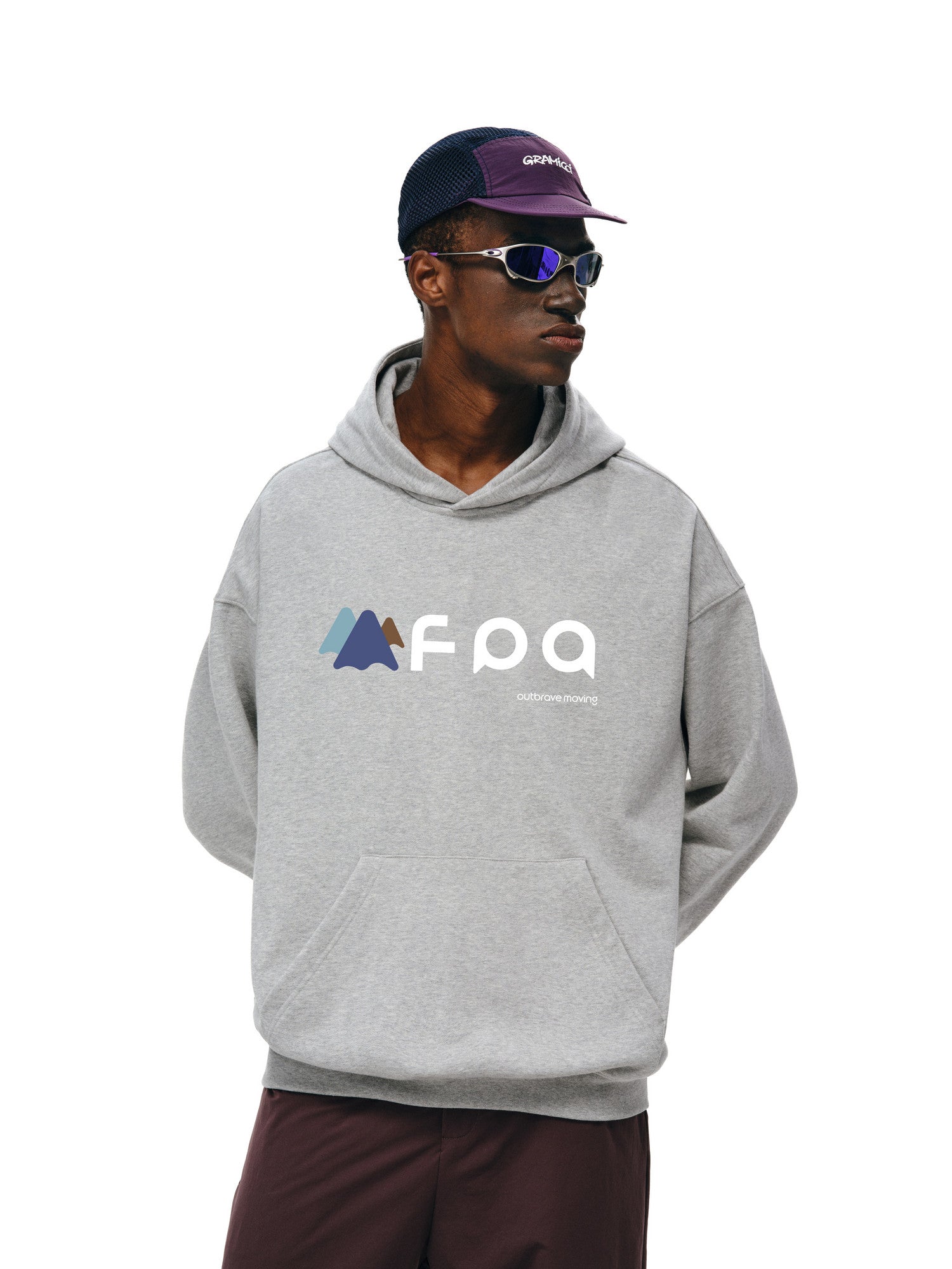 FPA Mountain Graphic Contrast Color Hoodie