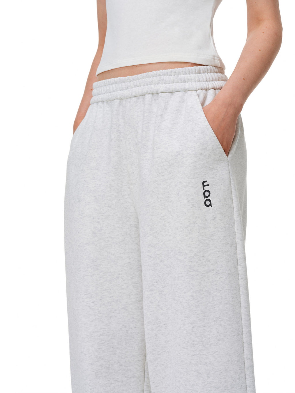 FPA Basic Logo Sweatpants Casual Heavyweight Loose Fit Unisex Straight Leg Long Pants for Men