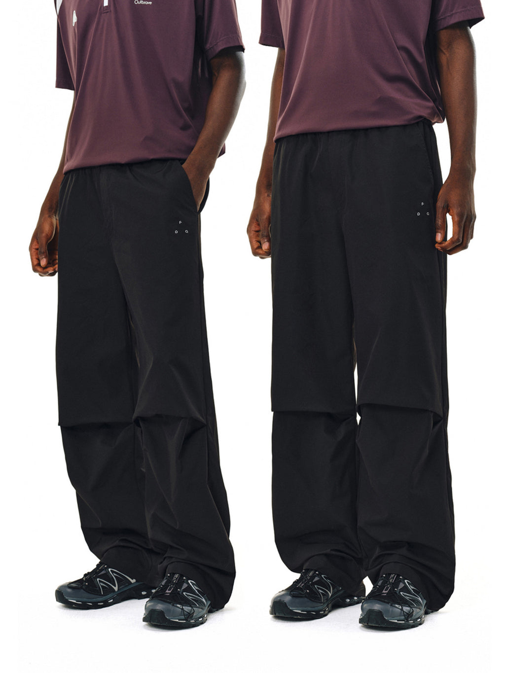FPA Outdoor Three-Proof Adjustable Length Paratrooper Pants - Trendy Loose Straight-Leg Casual Sports Long Pants for Men
