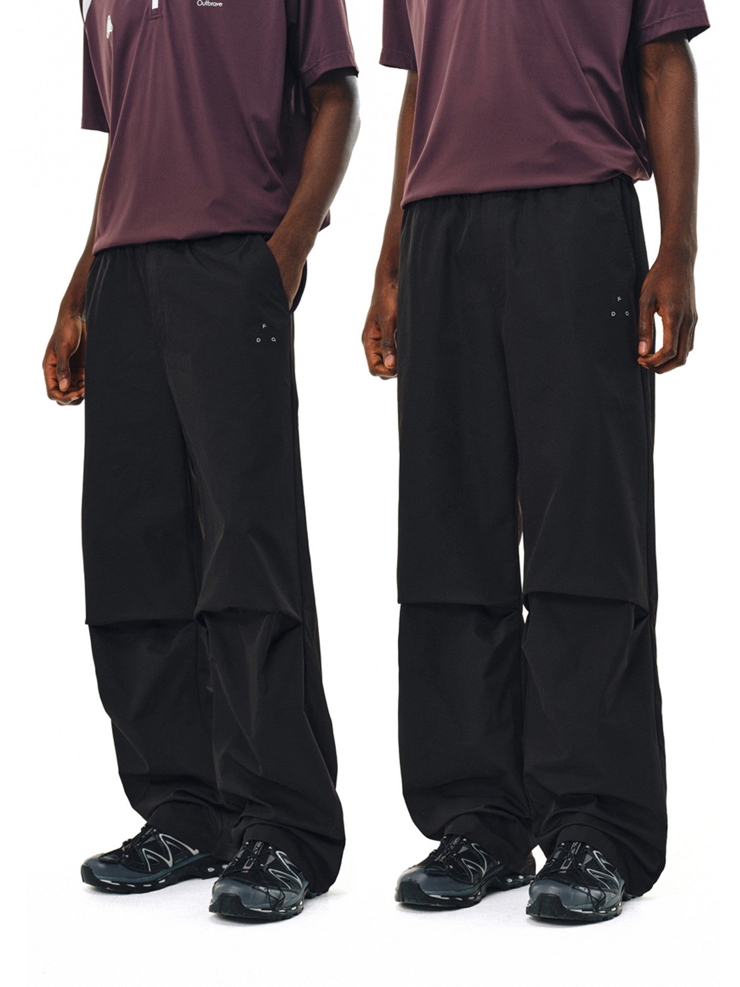 FPA Outdoor Three-Proof Adjustable Length Paratrooper Pants - Trendy Loose Straight-Leg Casual Sports Long Pants for Men