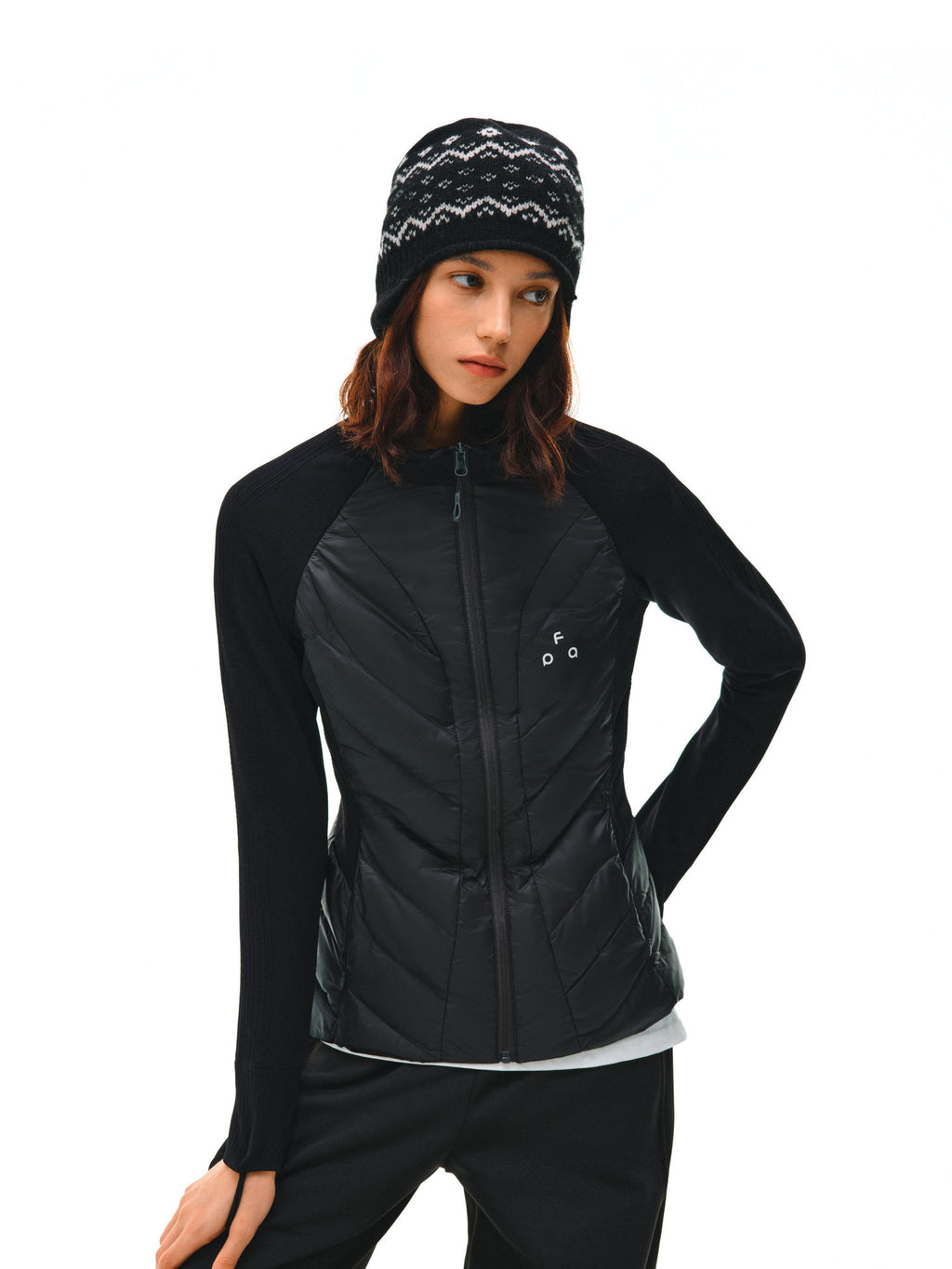 FPA High-Collar Paneled Women's Down Jacket 2026 New Fall/Winter Short Lightweight Warm Down Coat