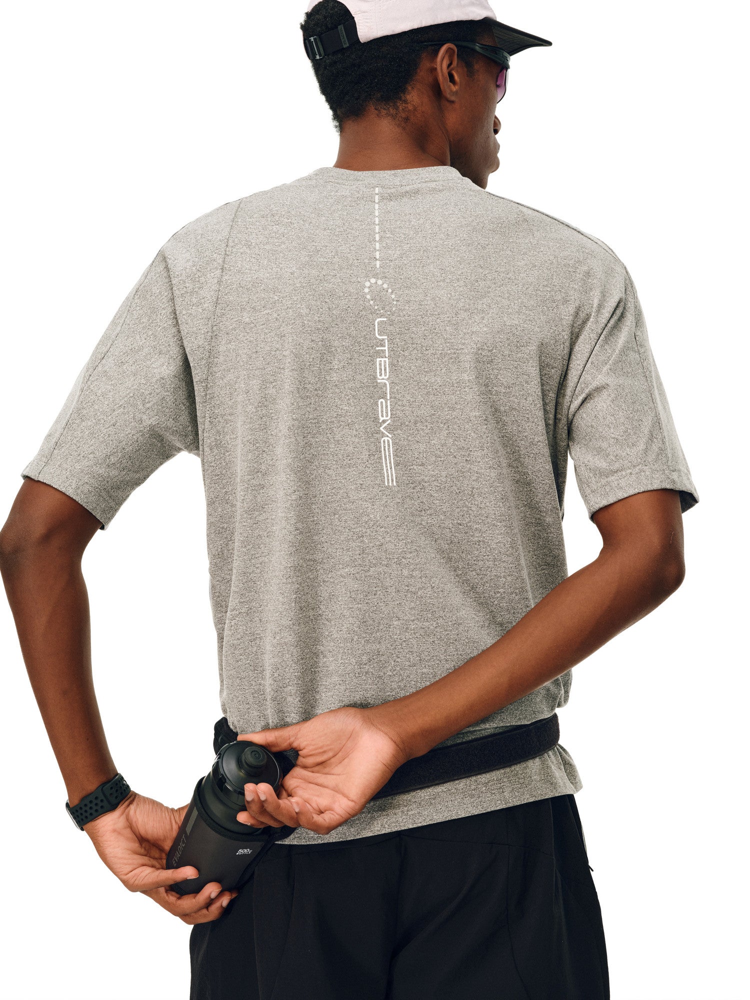 FPA Stretch Quick-Dry Yarn-Dyed Logo Print Athletic Short Sleeve T-Shirt 2026 New Summer Couple Round Neck Casual Tee