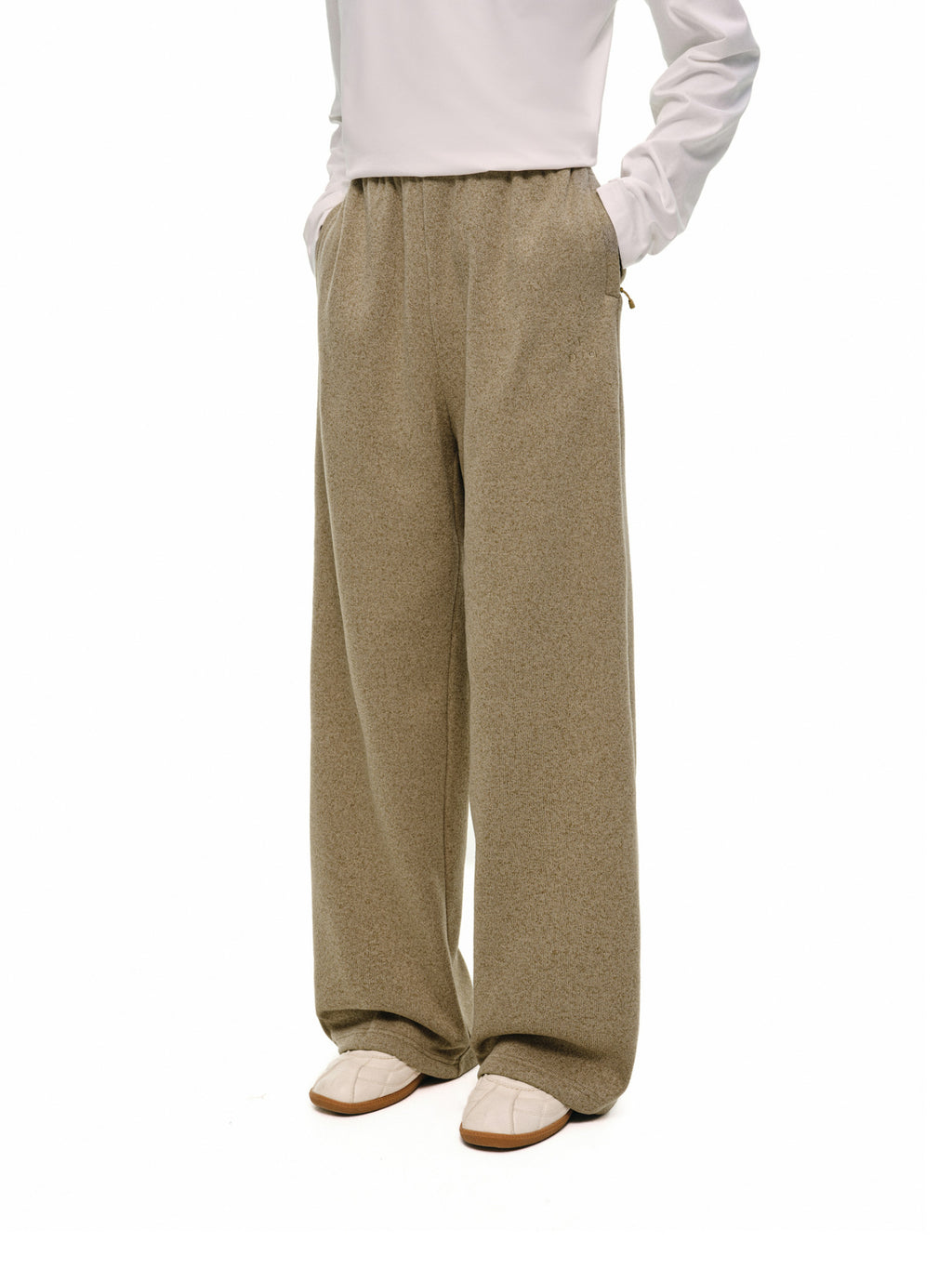 FPA Outdoor Fleece Heather Knit Athletic Pants 2026 New Fall Style Loose Straight Retro Casual Men's Pants