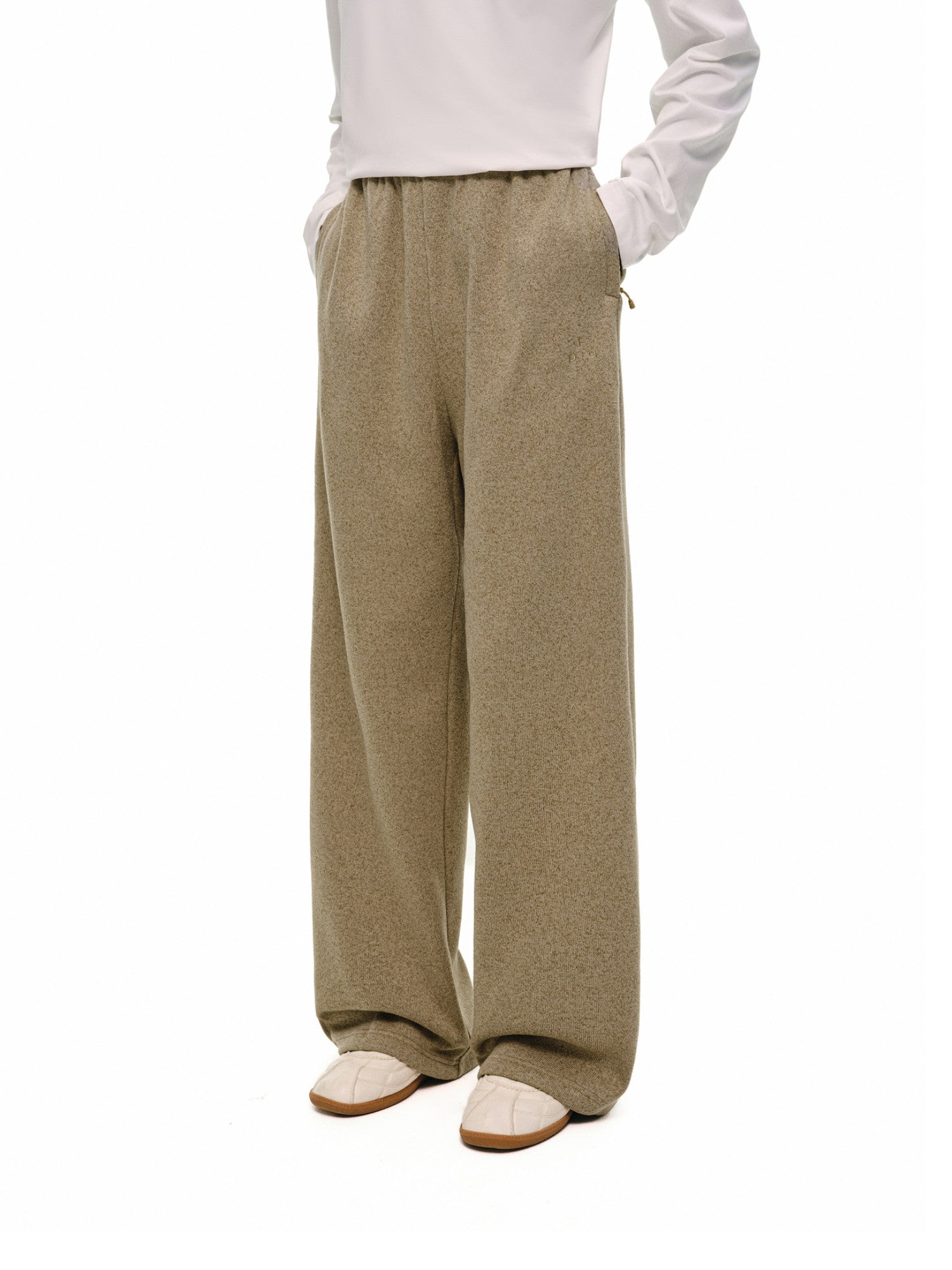 FPA Outdoor Fleece Heather Knit Athletic Pants 2026 New Fall Style Loose Straight Retro Casual Men's Pants