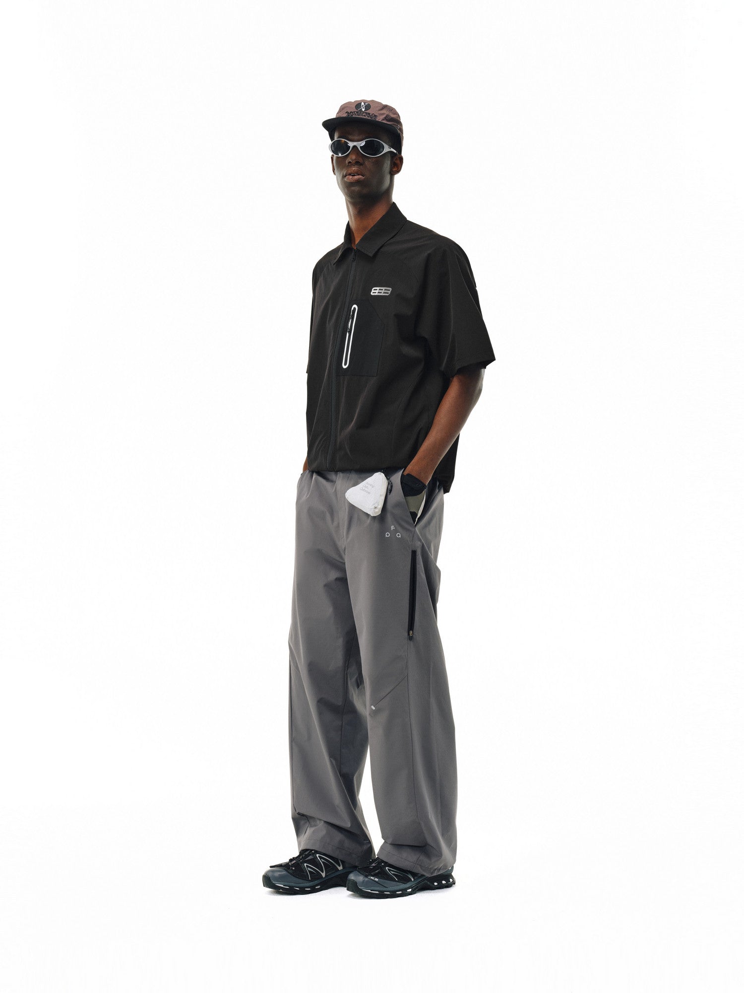 FPA Outdoor Breathable Double-Zip Trousers – Chinese Streetwear Trendy Loose Straight-Leg Summer Athletic Casual Pants for Men