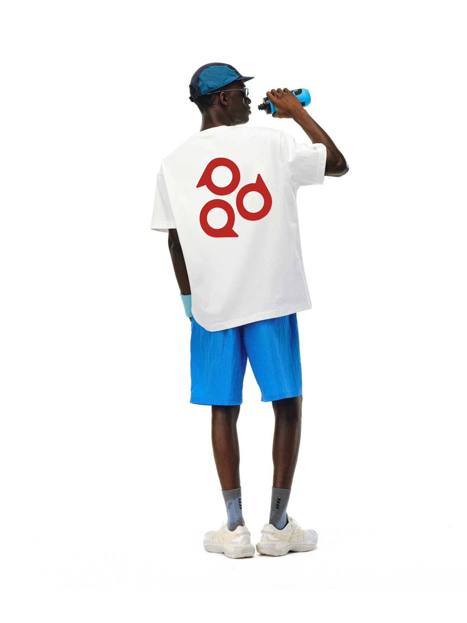 FPA Quick-Dry Cool-Touch 7A Antibacterial Sports Short-Sleeve T-Shirt Summer Couple Style Loose National Trend Basic Logo Tee