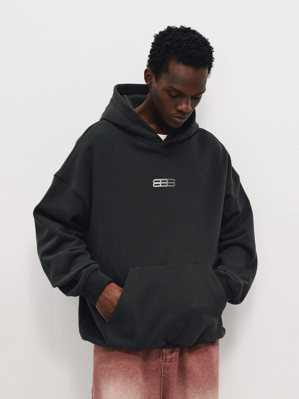 FPA Gradient Track Graphic Hoodie - Chinese Streetwear Spring Casual Heavyweight American Style Hooded Sweatshirt for Men