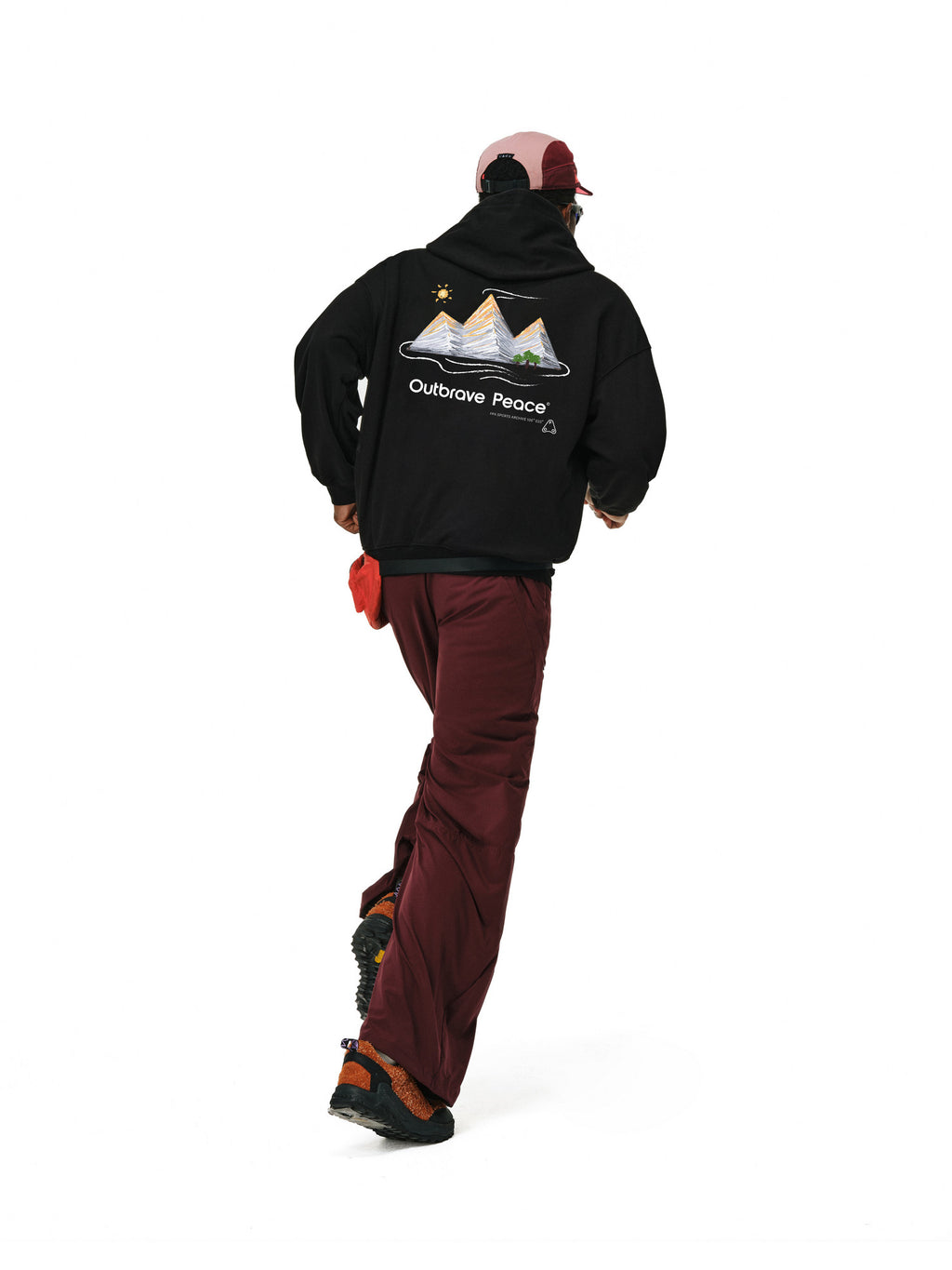 FPA Unidirectional Moisture-Wicking Fleece-Lined Outdoor Thermal Printed Hoodie