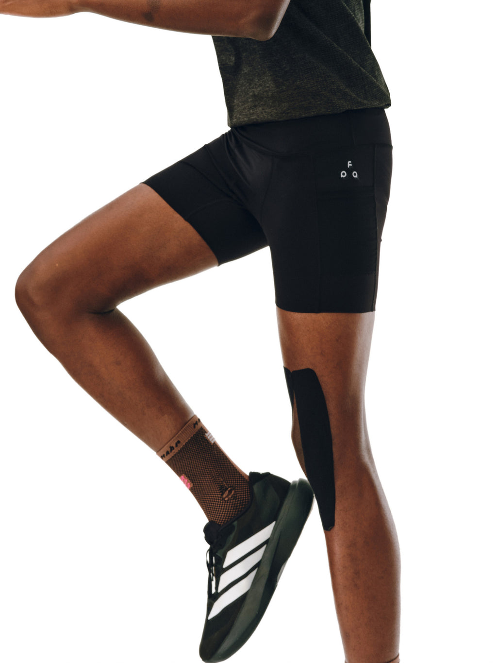 FPA Outdoor Sports Shaping Shark Pants Summer Fitness Running High-End Shorts 3/4 Length Men