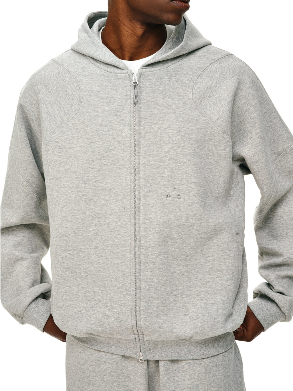 FPA Double-Sided Cotton Yarn Antibacterial Warm Hoodie - Autumn Casual Couple Set Cardigan Zip Hoodie for Men