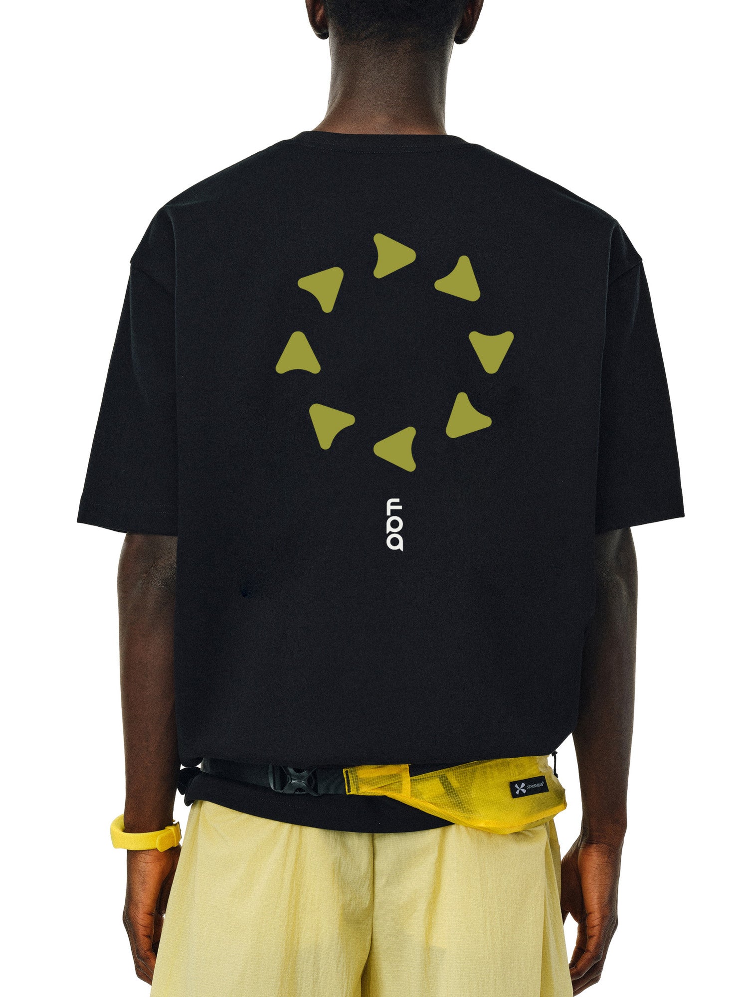 FPA Cool-Touch Ice Skin Sports Outdoor Short Sleeve T-Shirt, Streetwear Trendy American Style Summer Casual Couple Black Short Sleeve Men