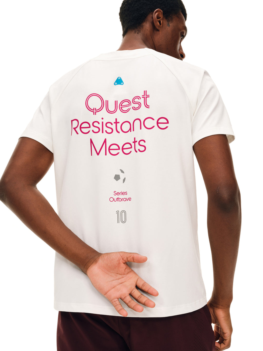 FPA COOLMAX Quick-Dry Soccer Slogan Basic Short-Sleeve T-Shirt for Men - Football Capsule Collection