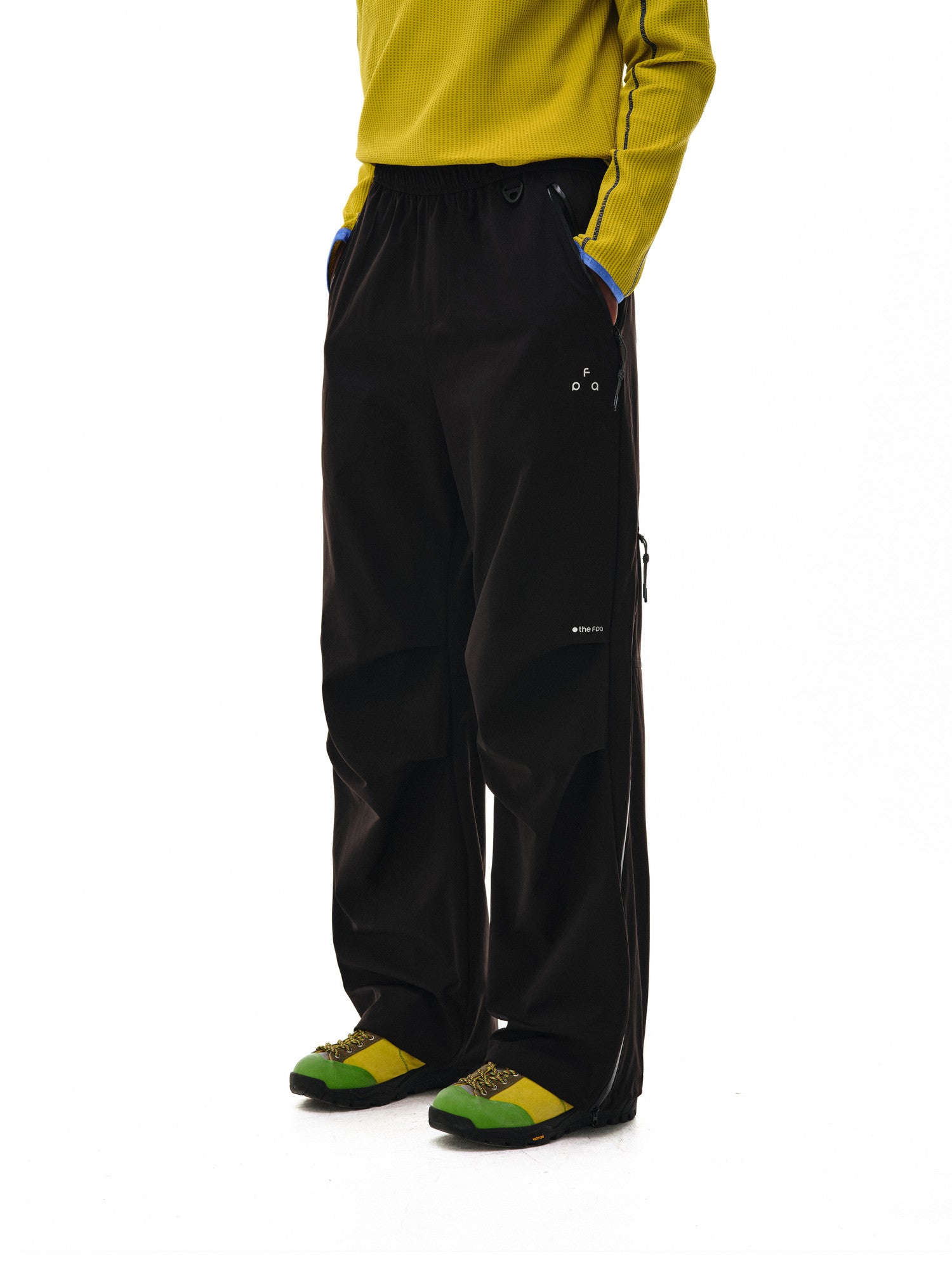 FPA Outdoor Water-Repellent Zipper Composite Hiking Pants – Relaxed Unisex Paratrooper Pants