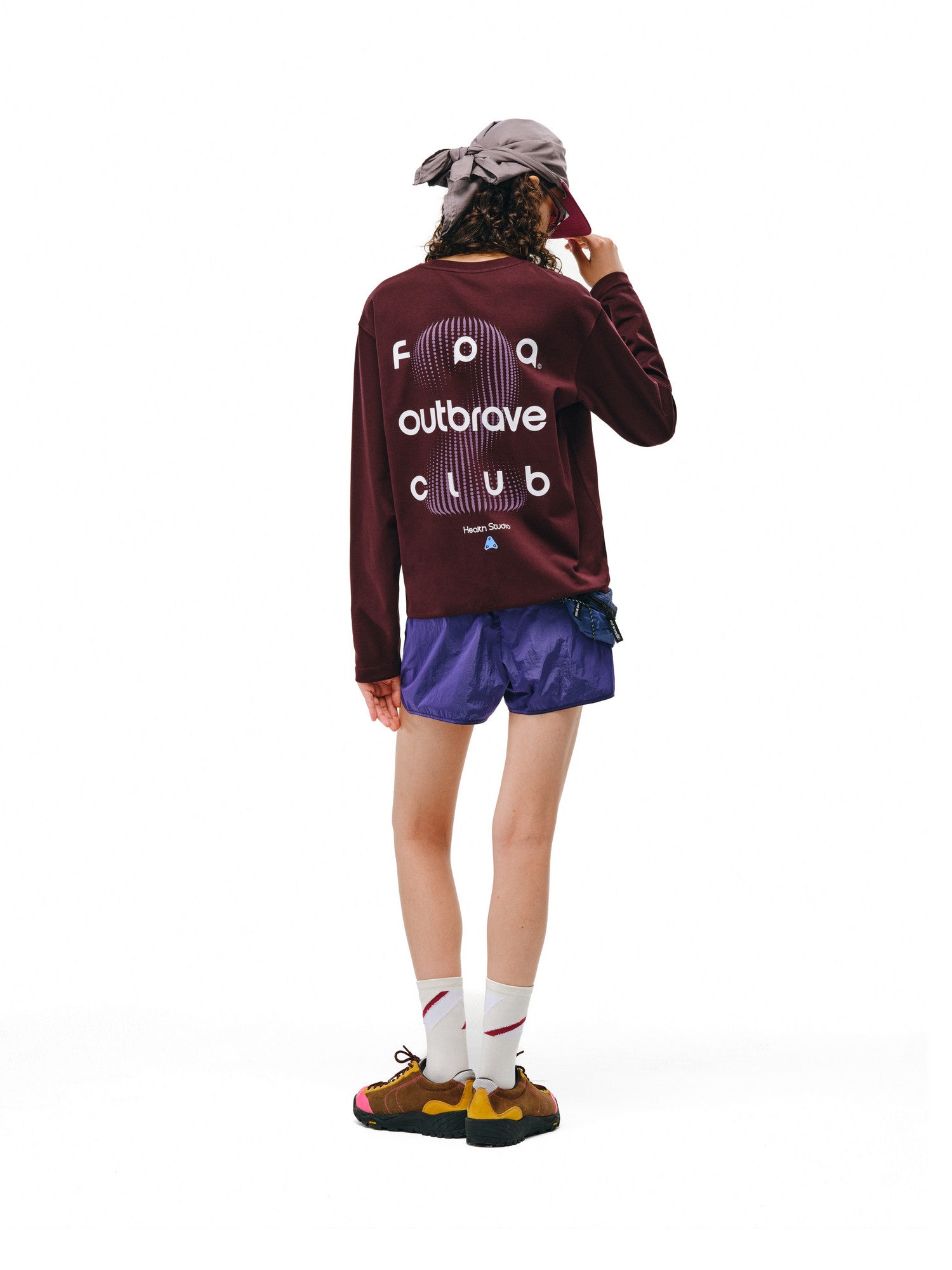 FPA Unidirectional Moisture-Wicking Printed Long-Sleeve Tee – Minimalist Design Round Neck Autumn Outdoor Couple T-Shirt