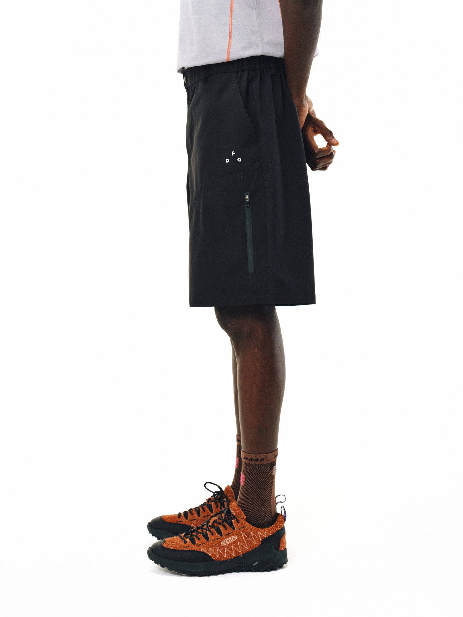 FPA Teflon Water-Repellent Breathable Outdoor Double-Zip Shorts Summer Sports Casual Loose Mid-Length Shorts