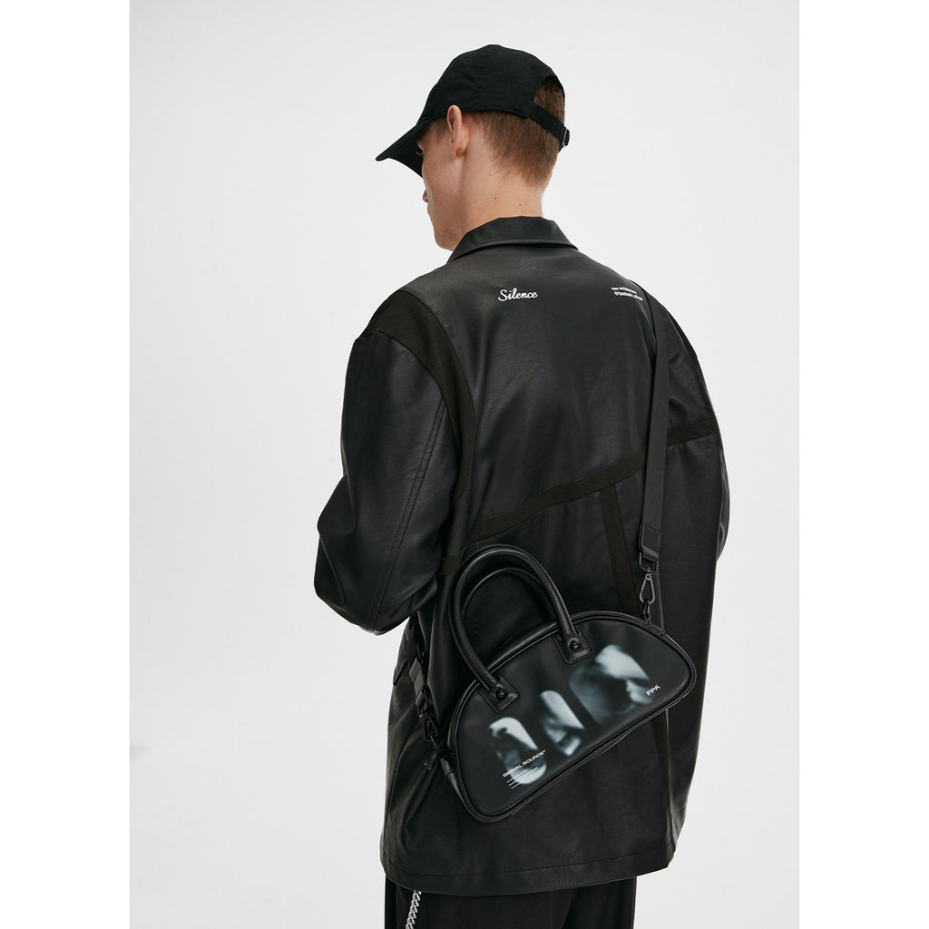 FPA Printed Boston Bag with Handheld and Crossbody Straps