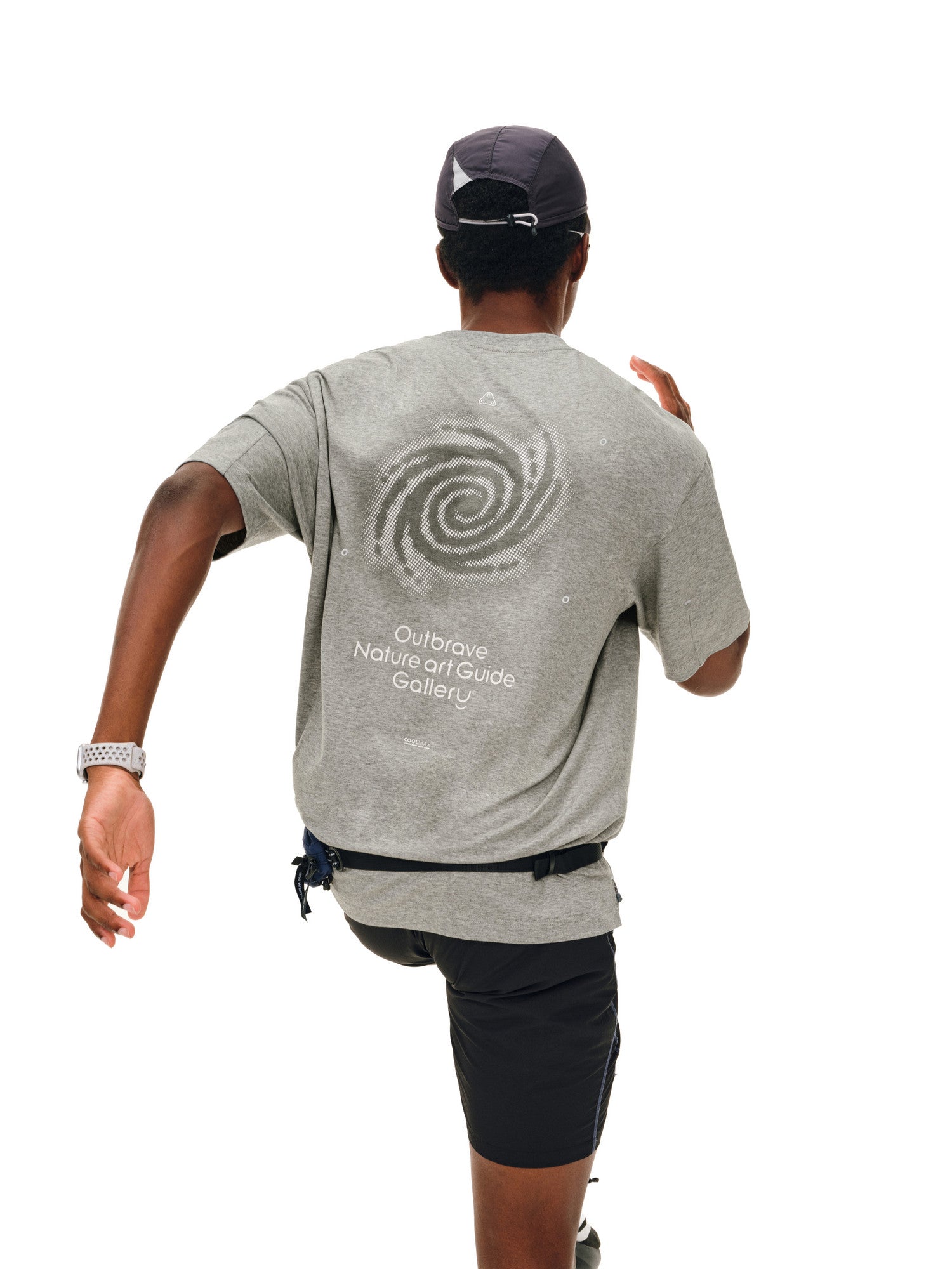 FPA COOLMAX Reflective Dot Stitch Print Quick-Dry Short Sleeve T-Shirt for Couples, Summer Cool Feeling