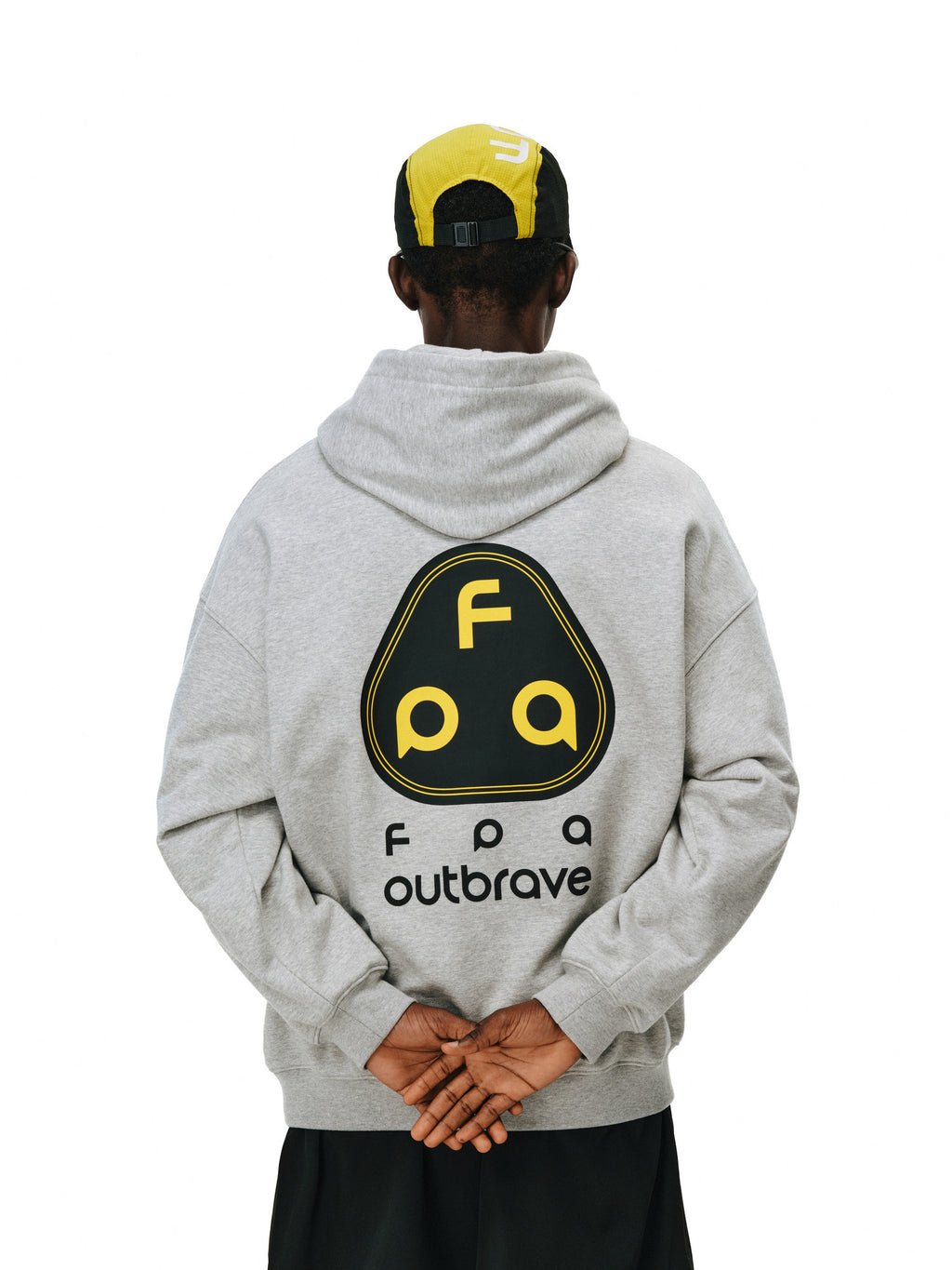 FPA Warm Fleece Hooded Sweatshirt for Men and Women – Loose Fit, Heavyweight, Unisex Logo Streetwear for Spring and Autumn