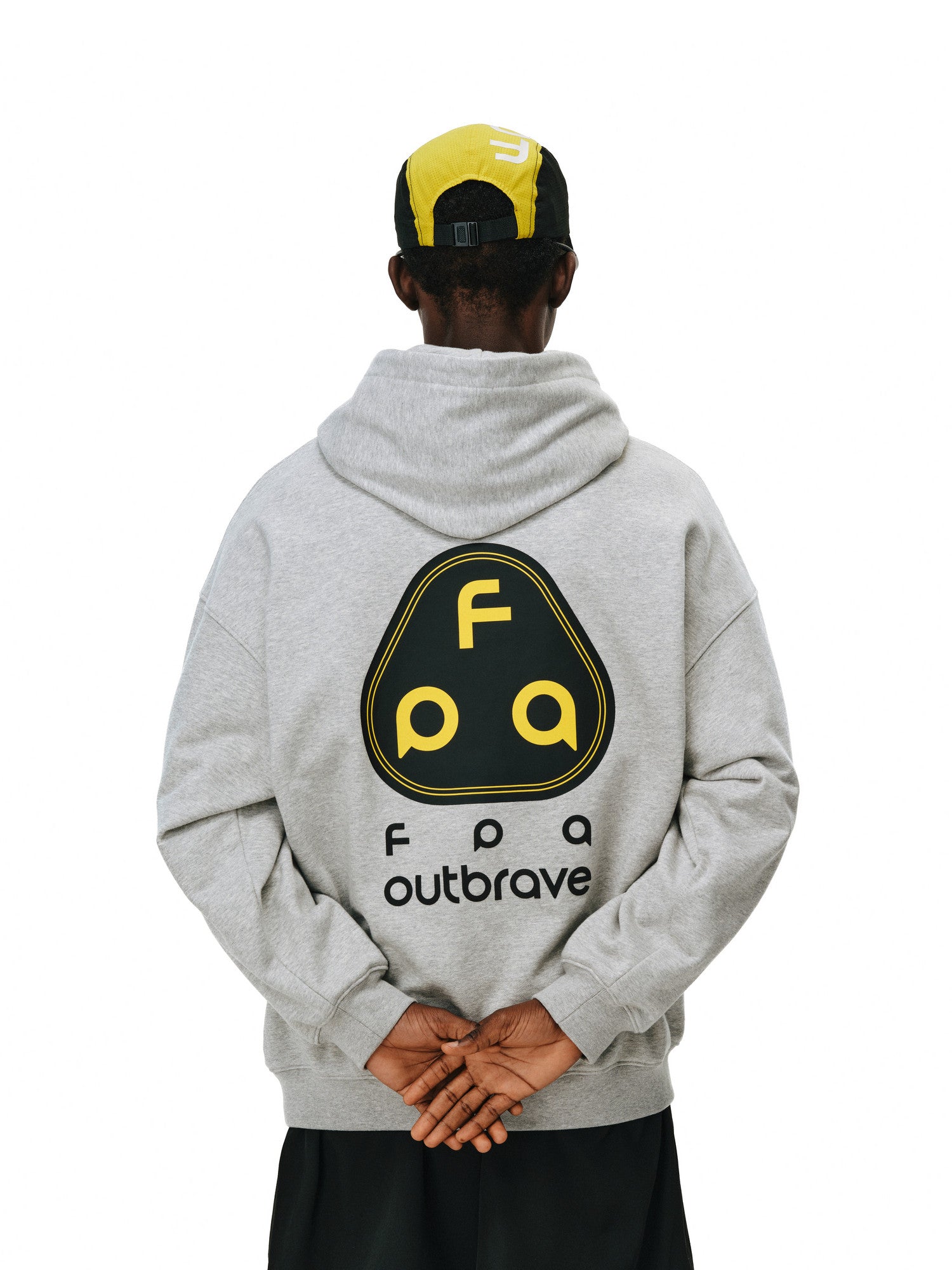 FPA Warm Fleece Hooded Sweatshirt for Men and Women – Loose Fit, Heavyweight, Unisex Logo Streetwear for Spring and Autumn