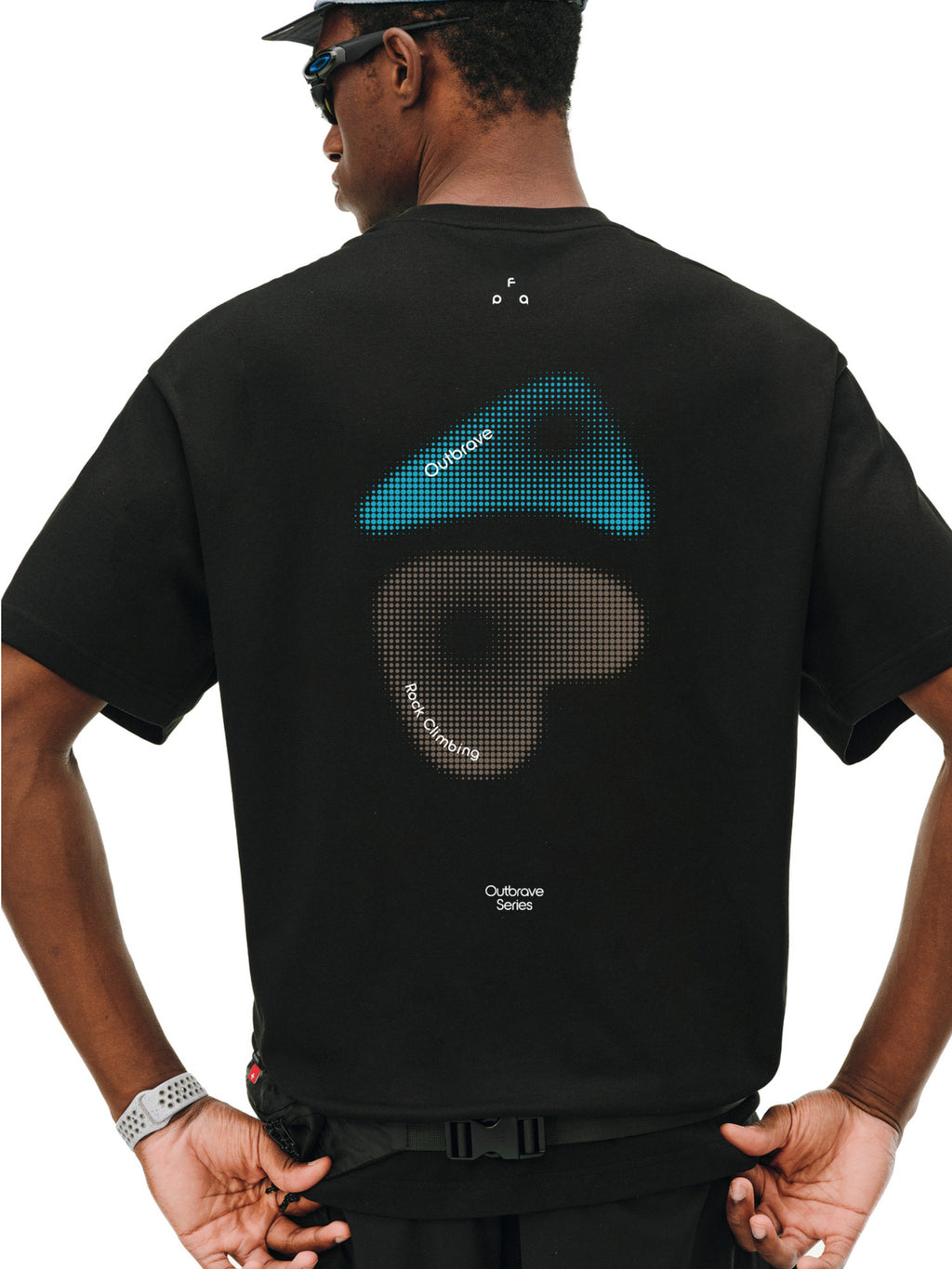 FPA COOLMAX Polka Dot Climbing Graphic Athletic Short Sleeve T-Shirt for Men – Breathable, Quick-Dry, Summer Style