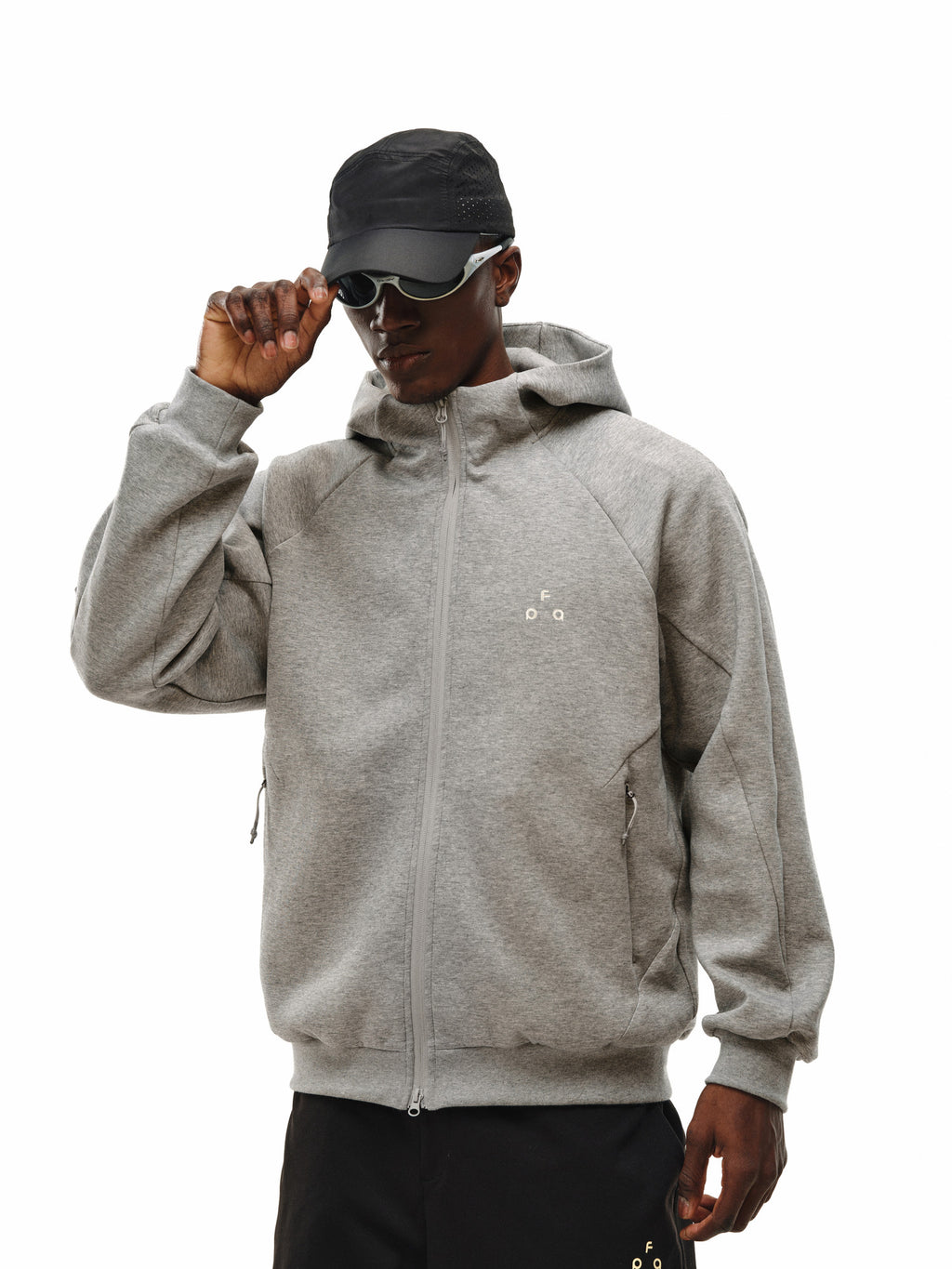 FPA Air Cotton Yarn Lyocell Hoodie – Chinese Streetwear Spring Loose-Fit Unisex Casual Basic Hooded Sweatshirt for Men