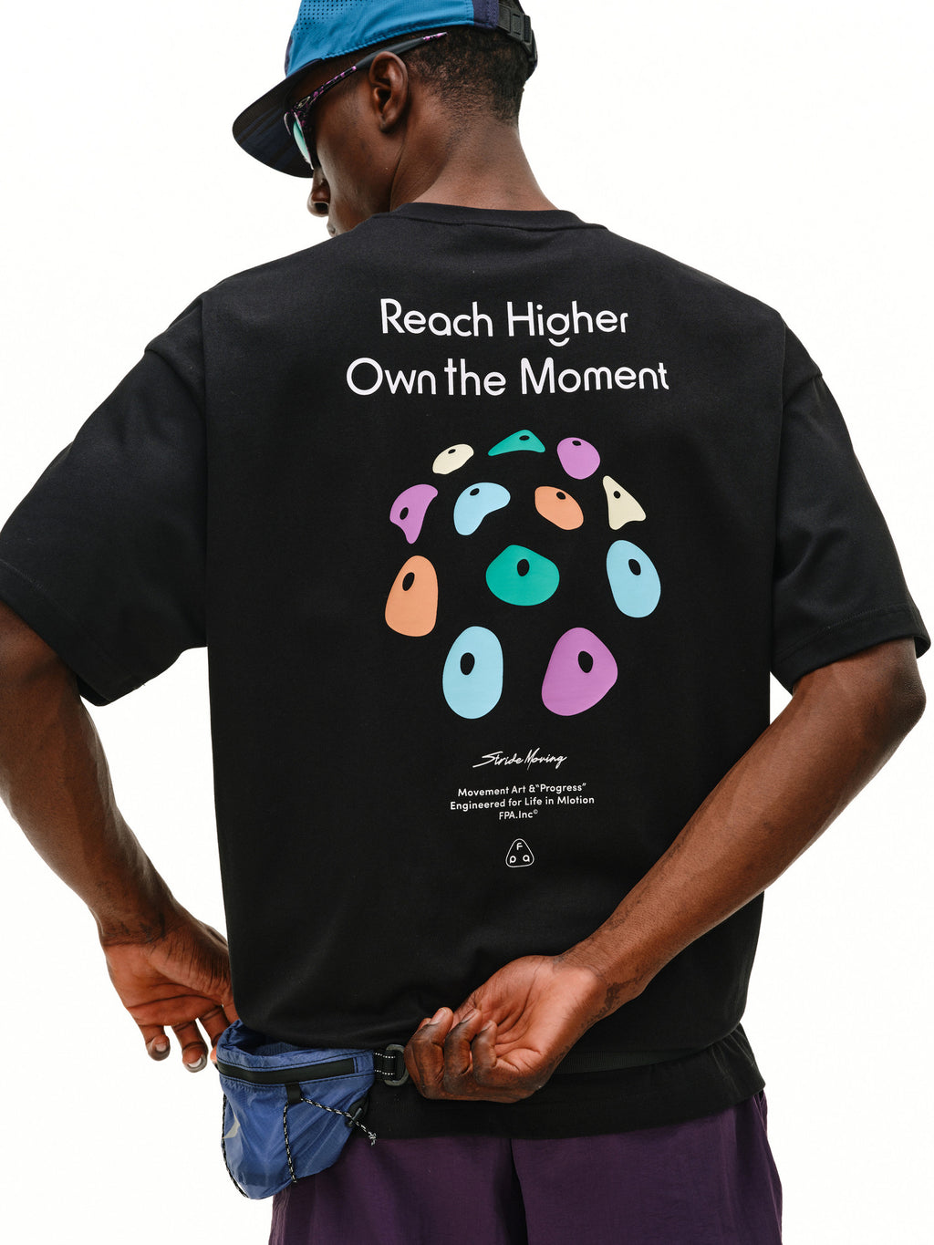 FPA Cool-Touch Quick-Dry 7A Antibacterial Athletic Short Sleeve T-Shirt for Outdoor Leisure, Round Neck, Printed, Couple Style, Summer Half Sleeve Tee