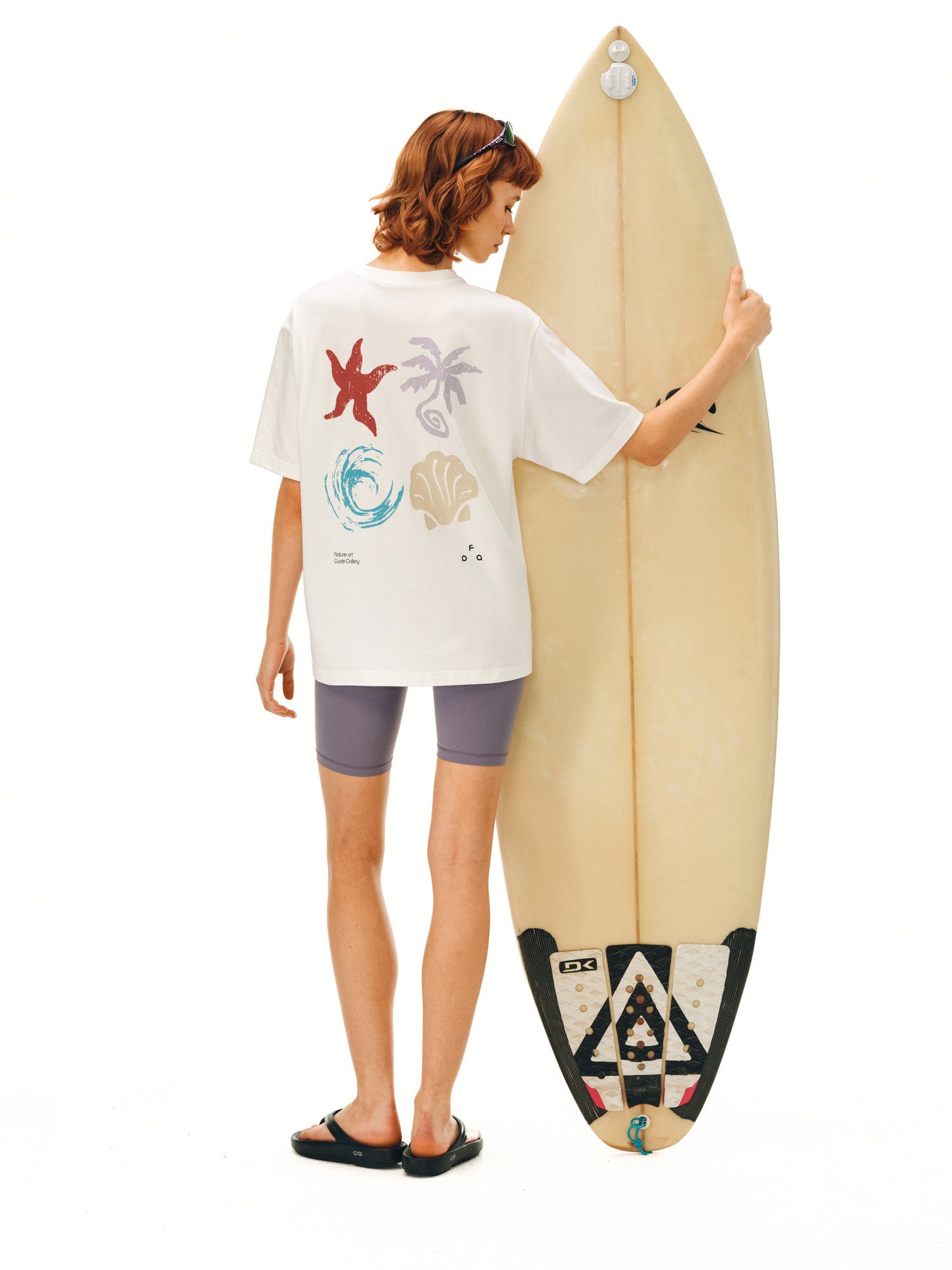 FPA Summer Vacation Element Color-Block COOLMAX Short Sleeve Couple Round Neck Breathable Outdoor Sports T-Shirt
