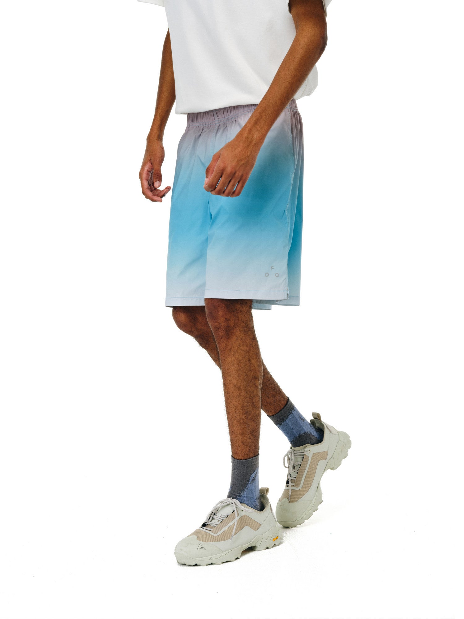 FPA Men's Bright Gradient Five-Point Beach Shorts, Summer Lightweight Loose Casual Mid-Length Shorts