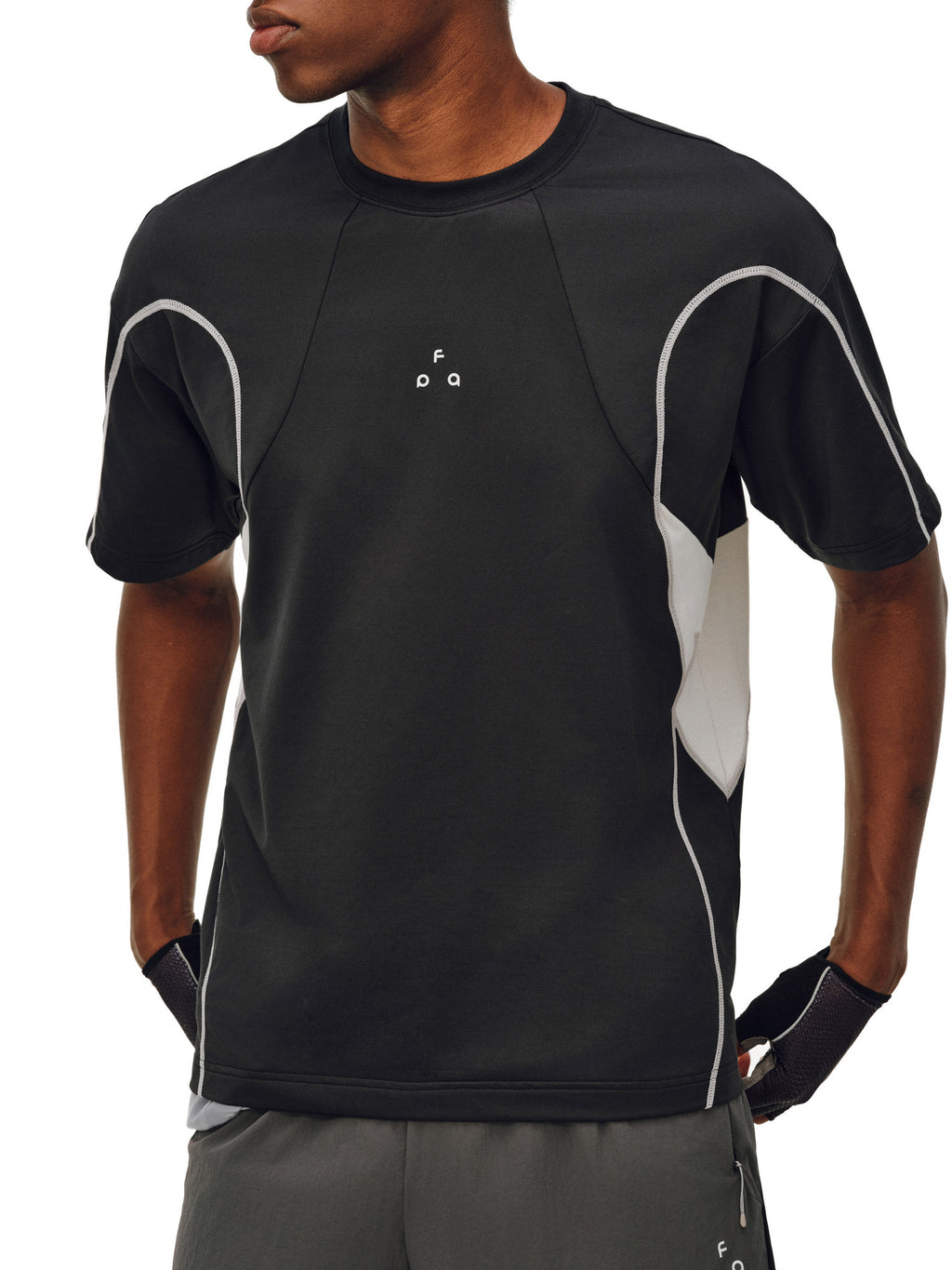 FPA Color-Block Athletic Curve Casual Short Sleeve T-Shirt 2026 New Summer Round Neck Couple Half Sleeve Tee