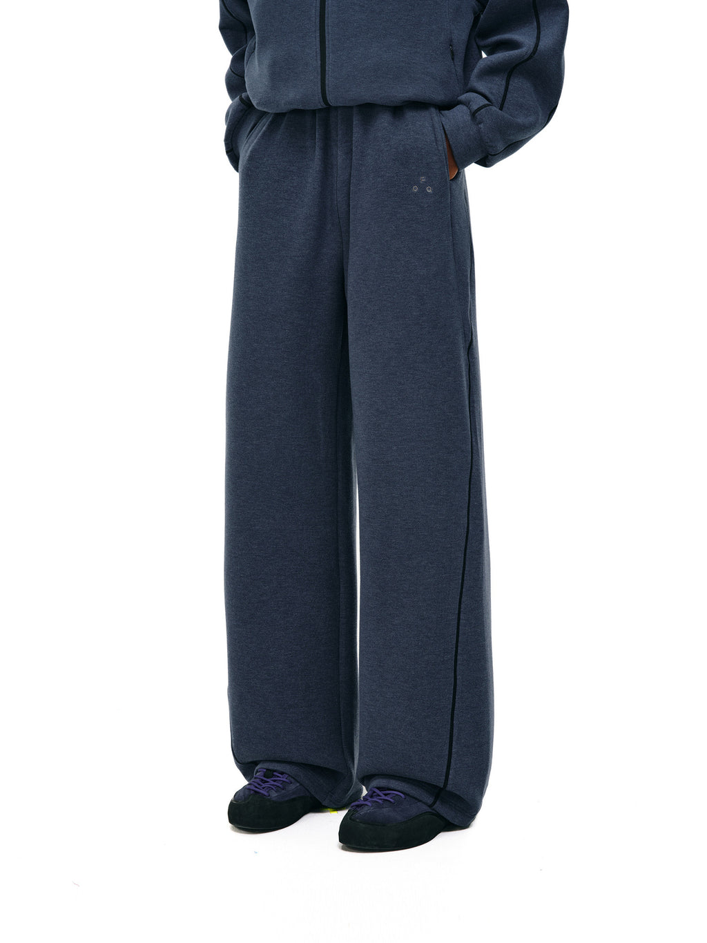 FPA Light Fleece Double-Sided Space Cotton Sweatpants - Autumn Loose Straight-Leg Unisex Casual Long Pants for Men